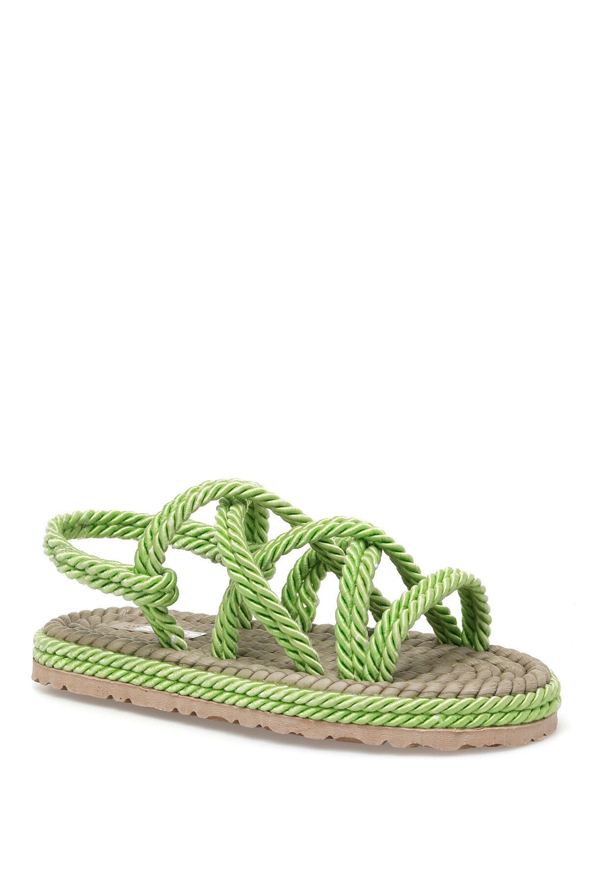 Butigo Yeşil Kadın Düz Sandalet