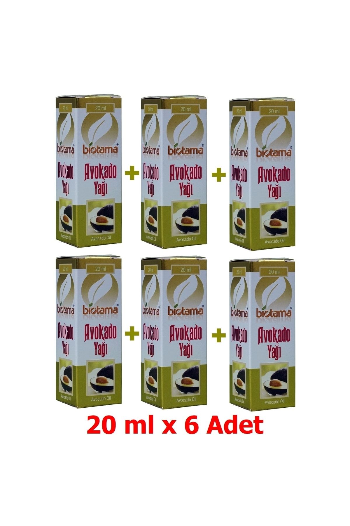 Biotama Avokado Yağı 20 ml X 6 Adet