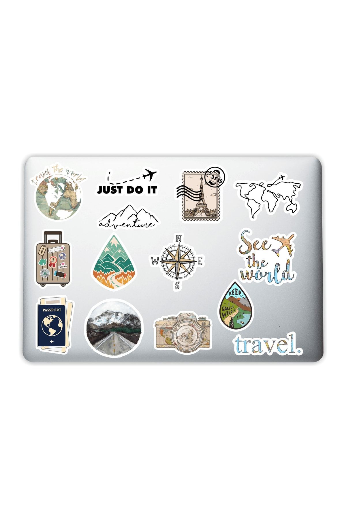 Quart Aksesuar Art Sanat Temalı Dekoratif Laptop Notebook Tablet Telefon Sticker Set 016