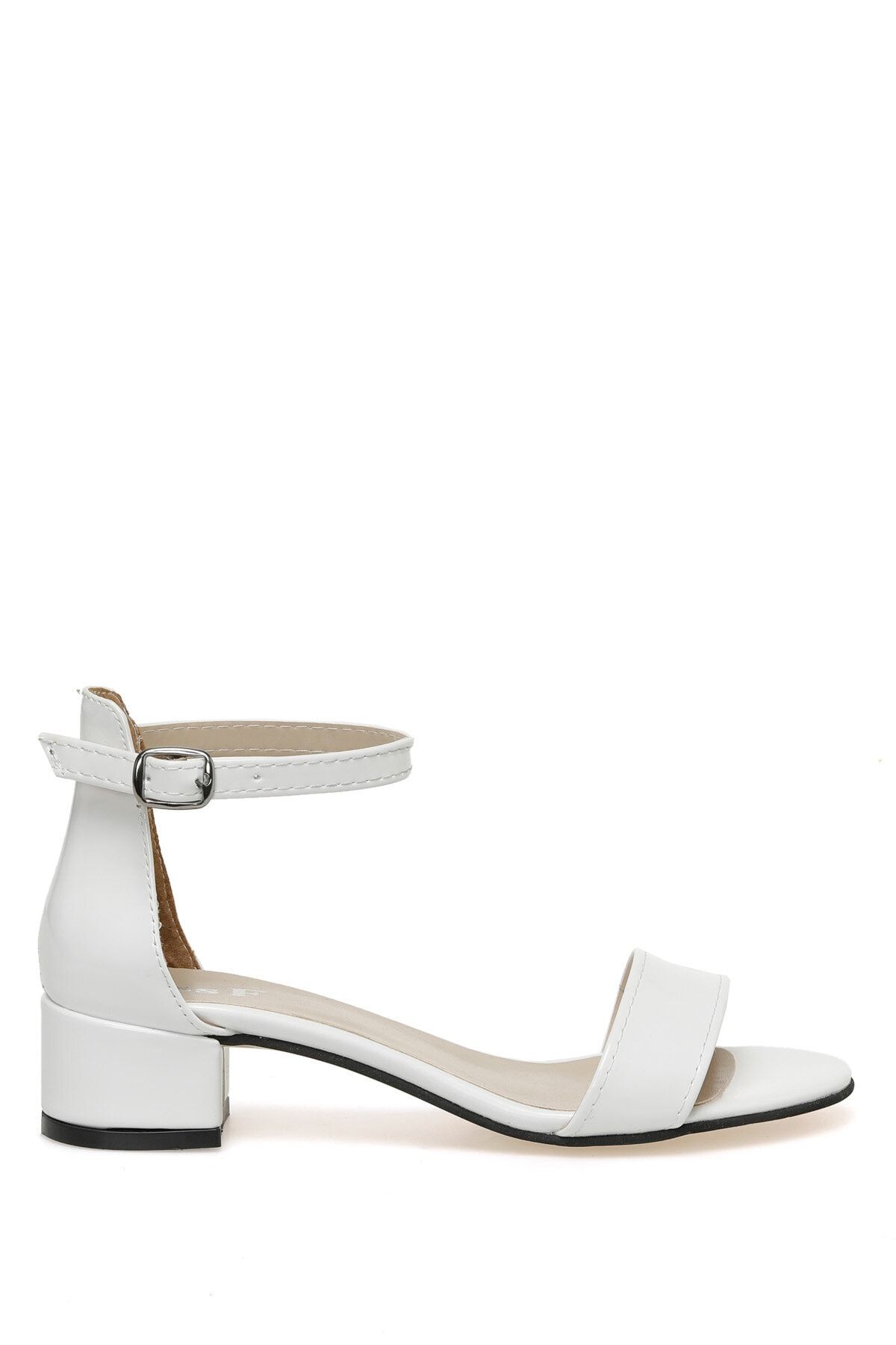 Missf Ds21079 3fx Beyaz Kadın Topuklu Sandalet