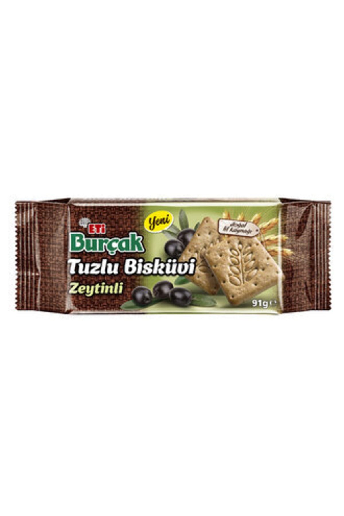 Eti Burçak Tuzlu Zeytinli Bisküvi 91 G ( 10 Adet )