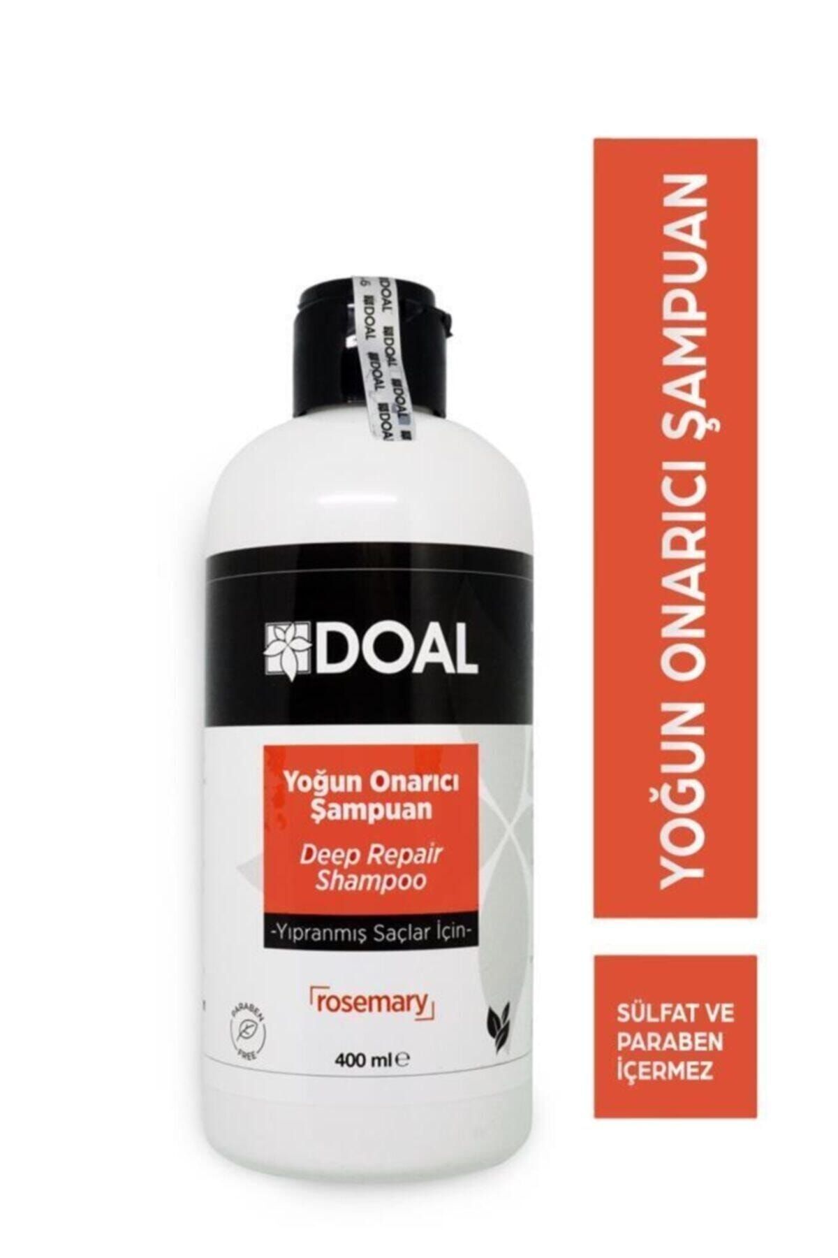 DOAL Biberiye Rosemary I?çerikli Dökülme Karşıtı Yıpranmış Saçlar Için Yoğun Onarıcı Şampuan 400 ml