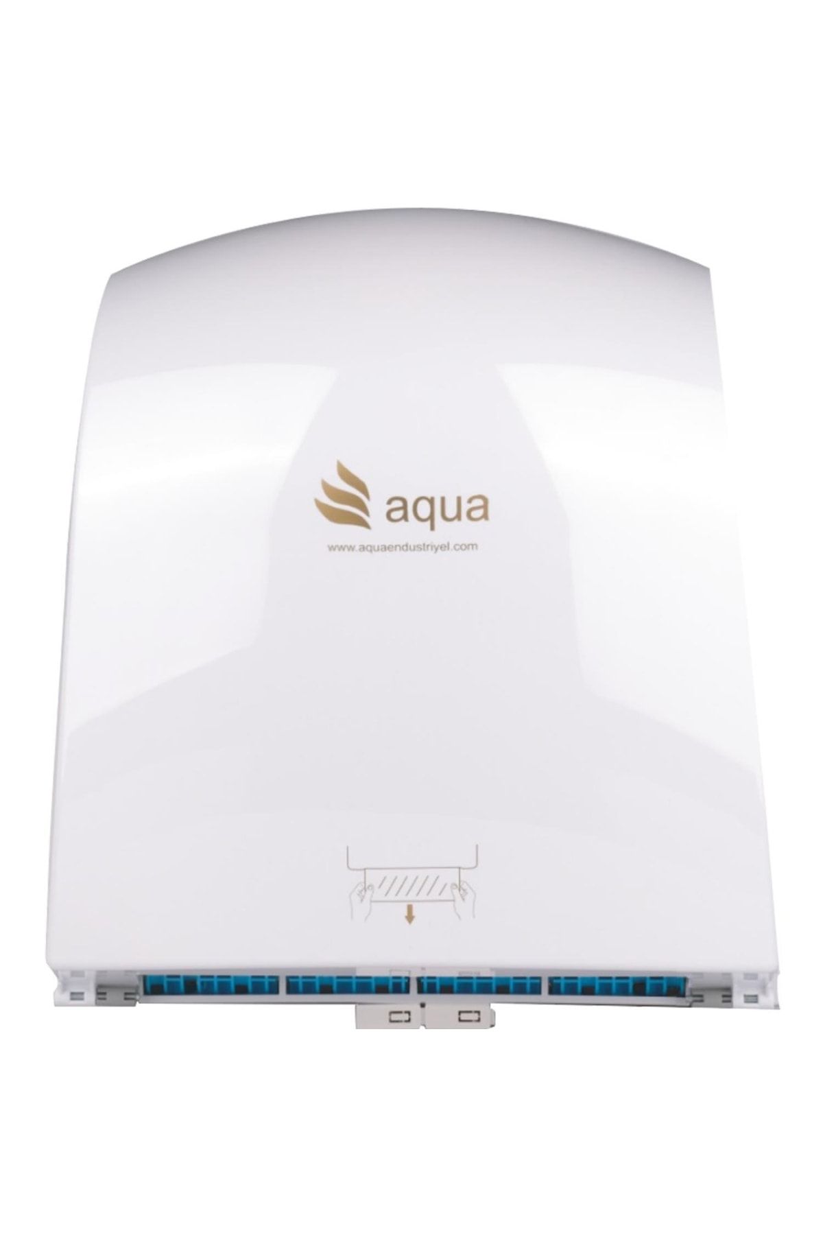 Aqua Manuel Hareketli Havlu Dispenseri Beyaz