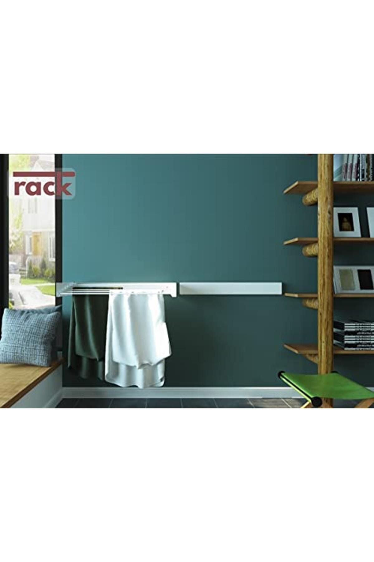 Generic Rack Dekoratif Katlanabilir Duvara Asılan Çamaşır Kurutucu Askılığı Rackb