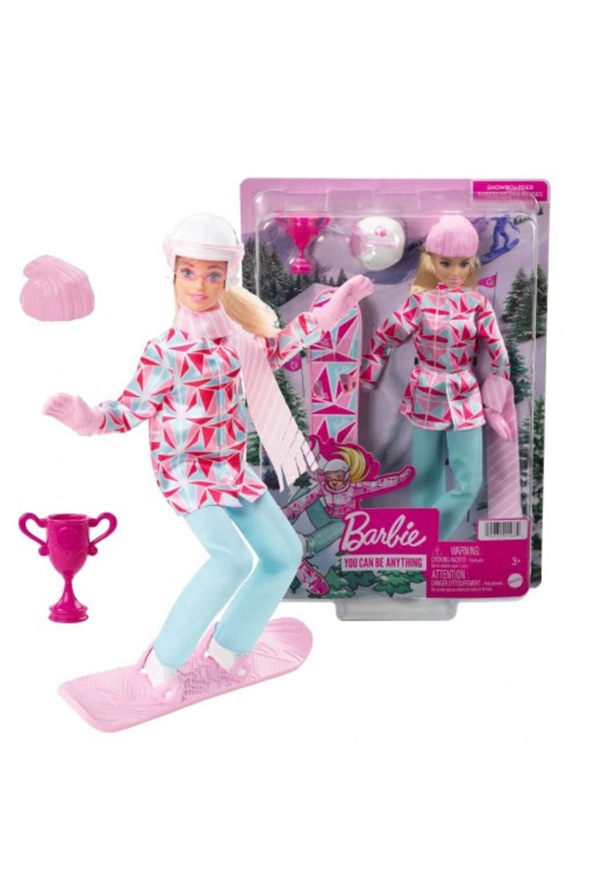 Mattel Hcn32 Barbie Snowboard Sporcusu Bebek