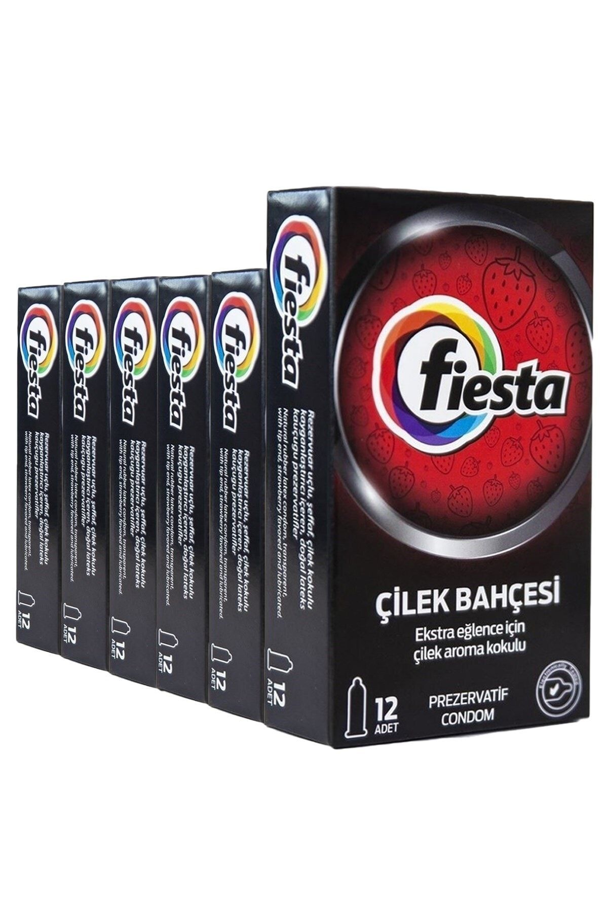 Fiesta Çilekli Prezervatif 6'lı Ekonomik Paket