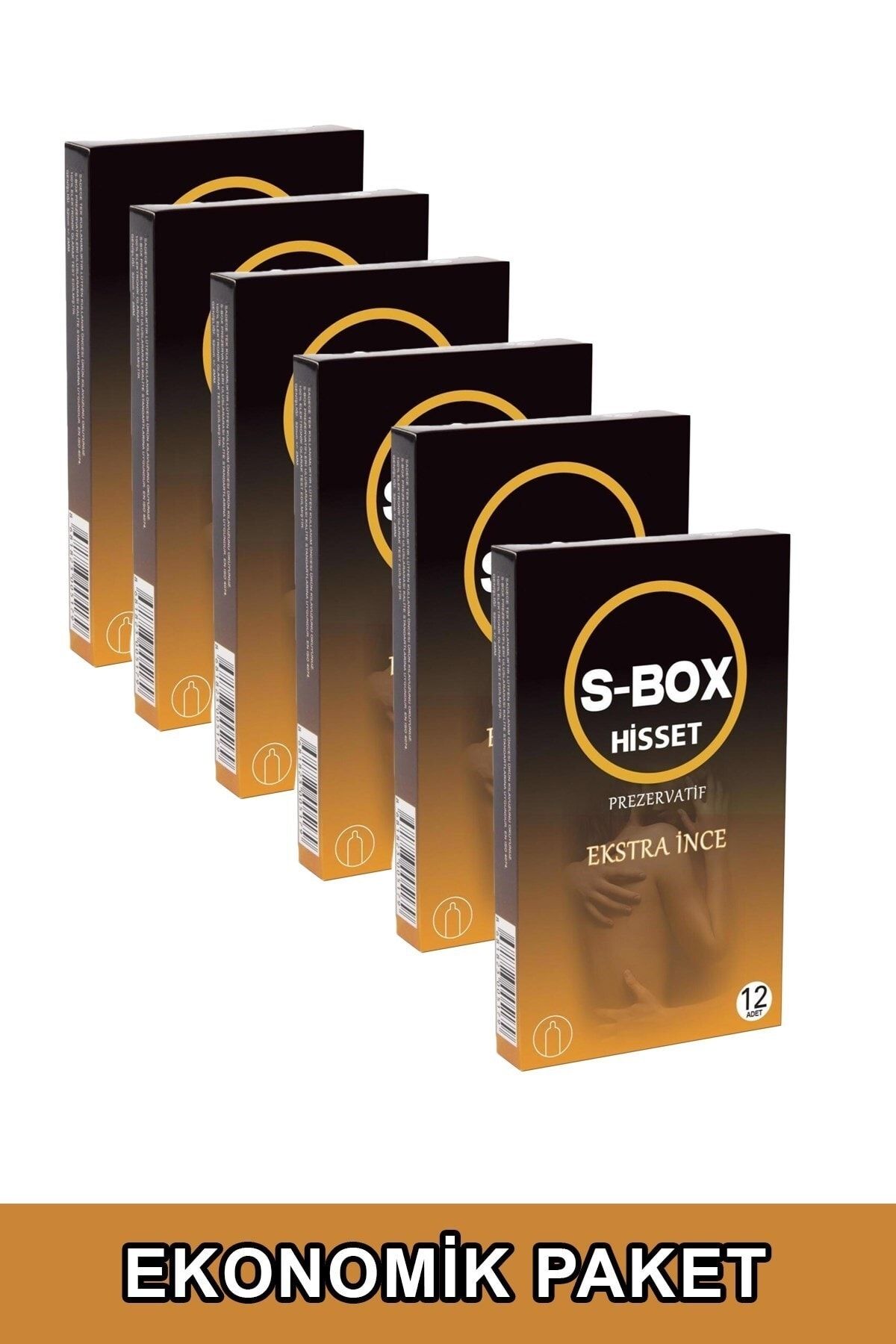 S-Box Ekstra Ince Prezervatif 6'lı Ekonomik Paket