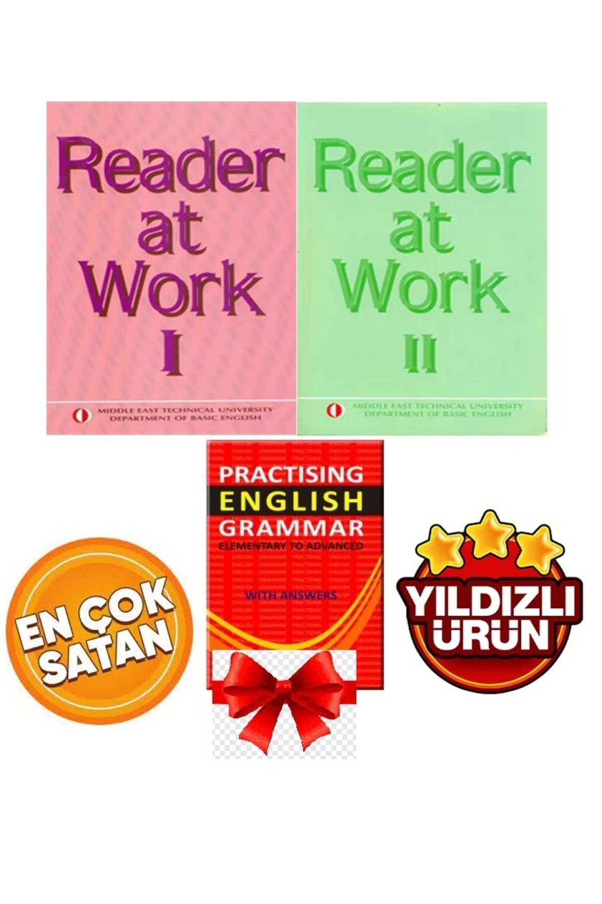 ODTÜ YAYINLARI Reader At Work 1-2-english Grammar Hediyeli