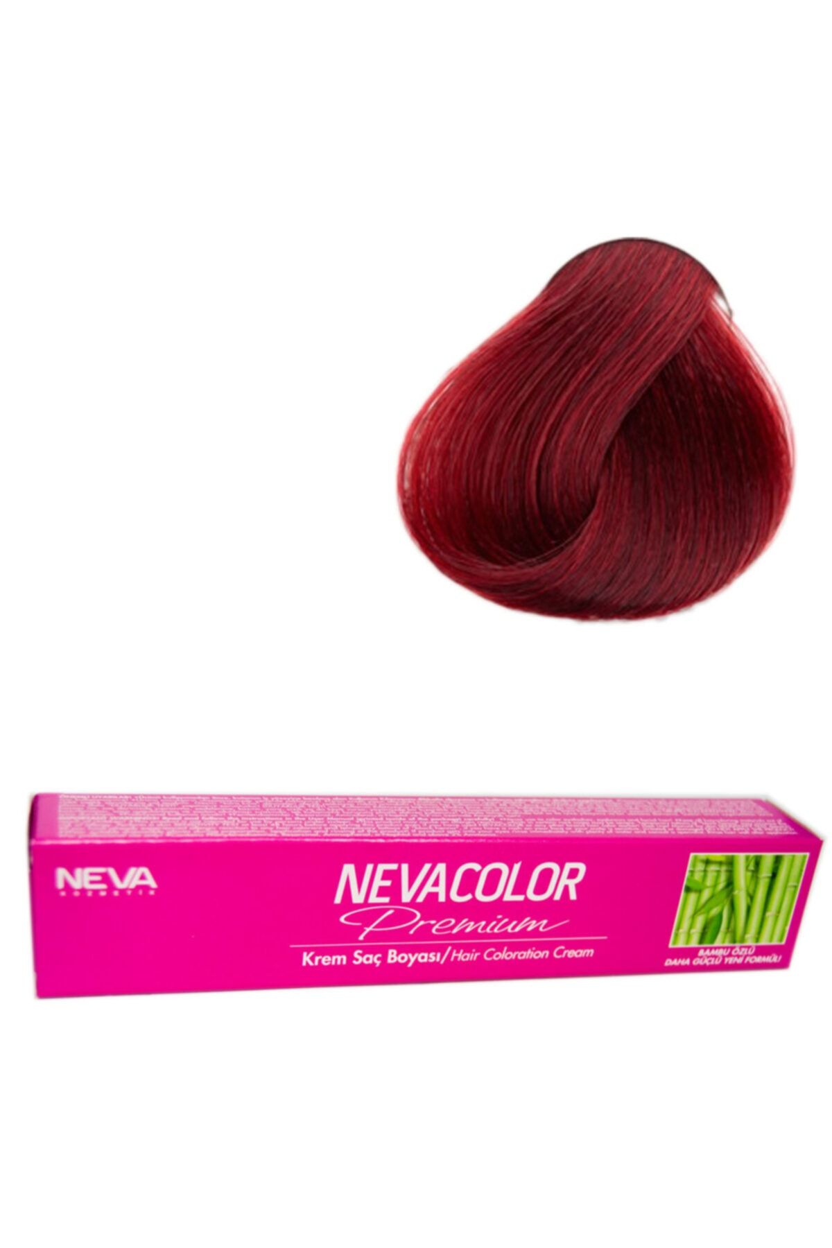 Neva Color Nevacolor Tüp Boya 6.66 Koyu Kızıl Kumral + Sıvı Oksidan