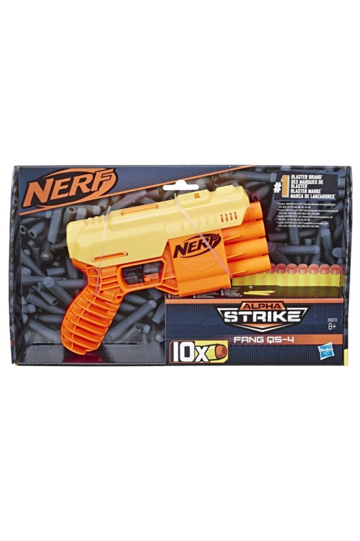 Nerf Turuncu Alpha Strike Fang Qs 4 Blaster