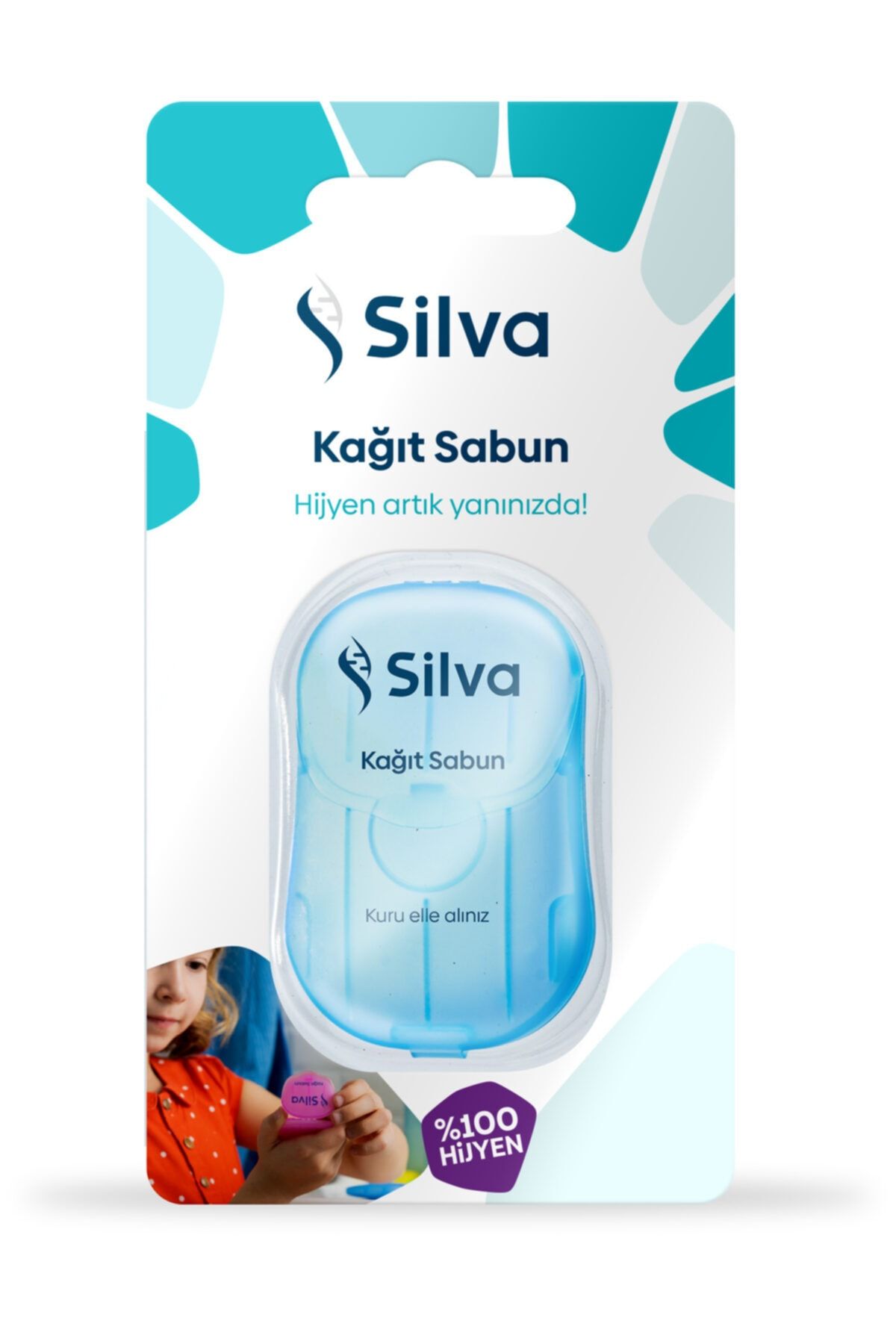 Silva Kağıt Sabun Mavi (hijyen Yanınızda)