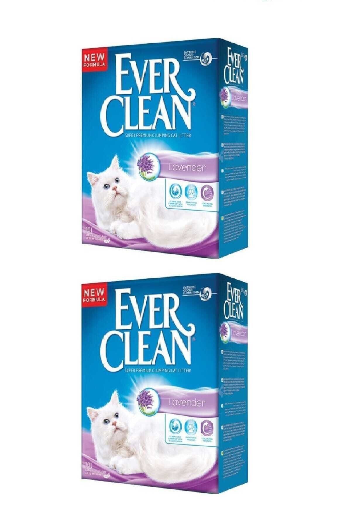 Ever Clean Lavander Topaklaşan Kedi Kumu 10 Lt X 2 Adet