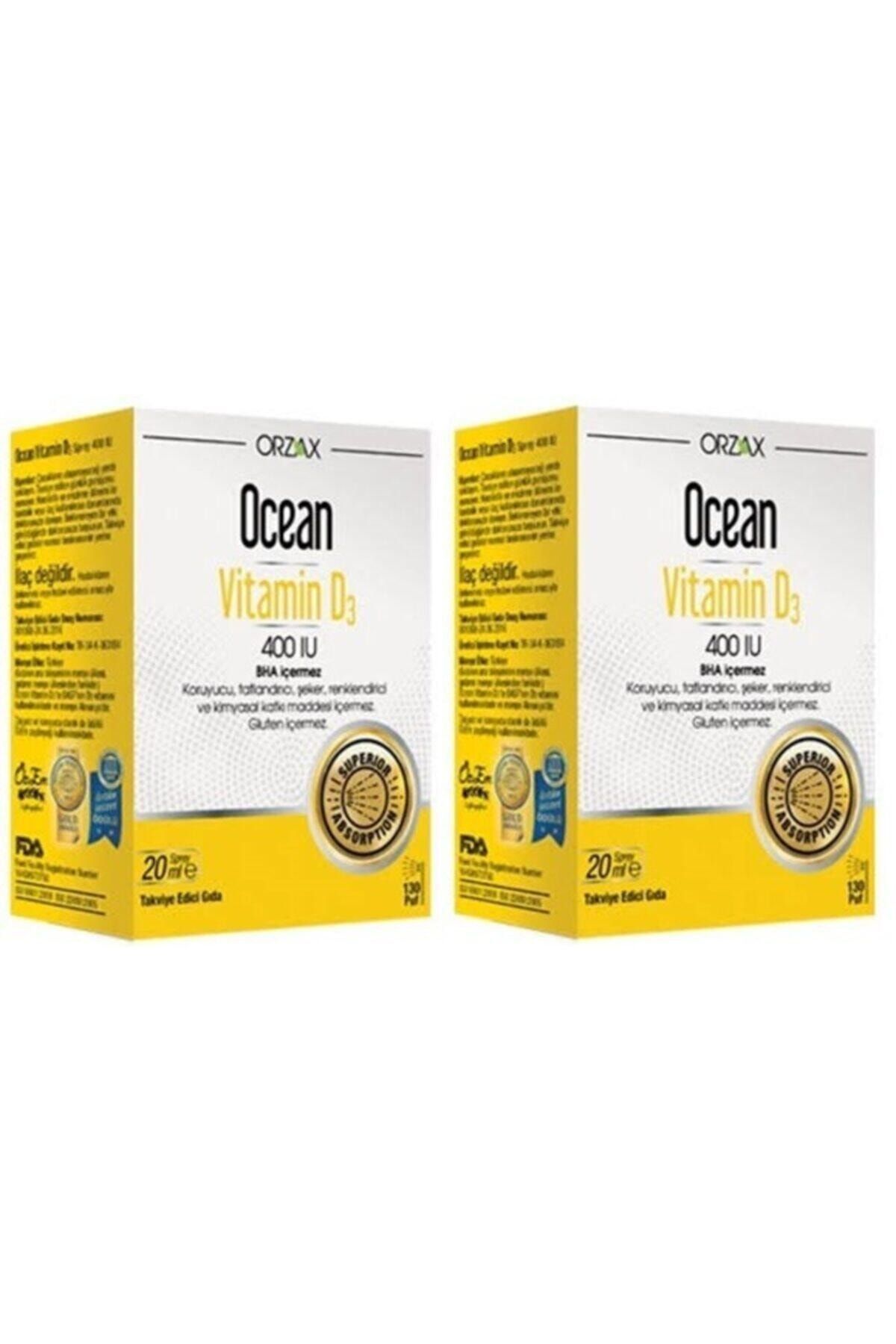 Ocean Ocean Vitamin D3 400 Iu 20 Ml Sprey 2 Kutu