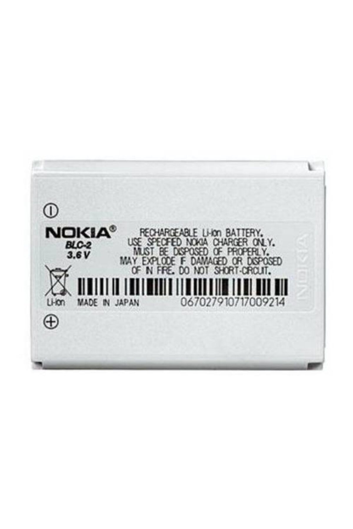 instatech Nokia Blc-2 3310 3315 3410 3510 3510i Batarya Pil A++ Lityum Iyon Pil