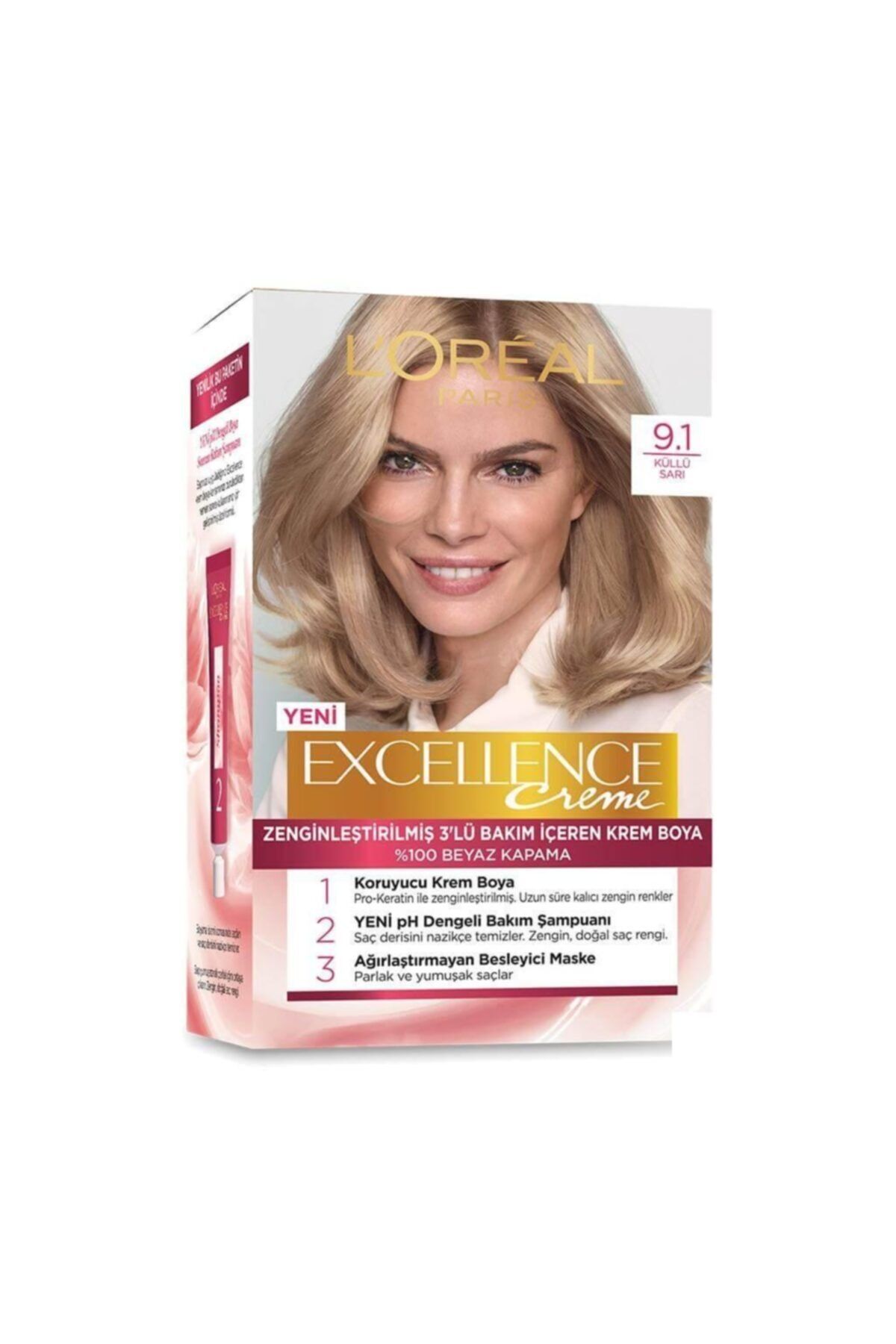L'Oreal Paris Loreal Excellence 9.1 Küllü Sarı Saç Boyası
