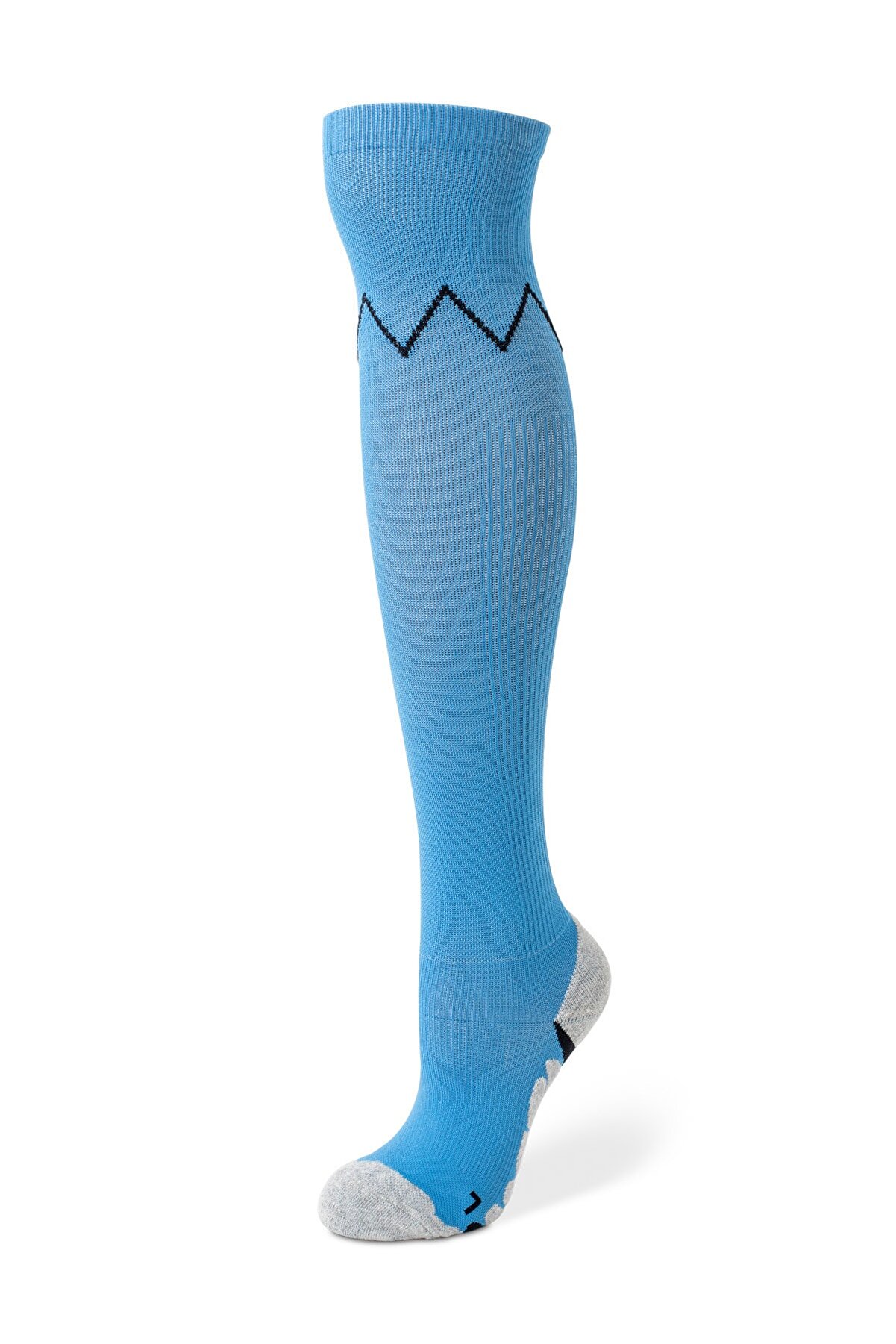 VİE ENDURANCE Unisex Mavi Kompresyon Basınçlı Destek Çorabı