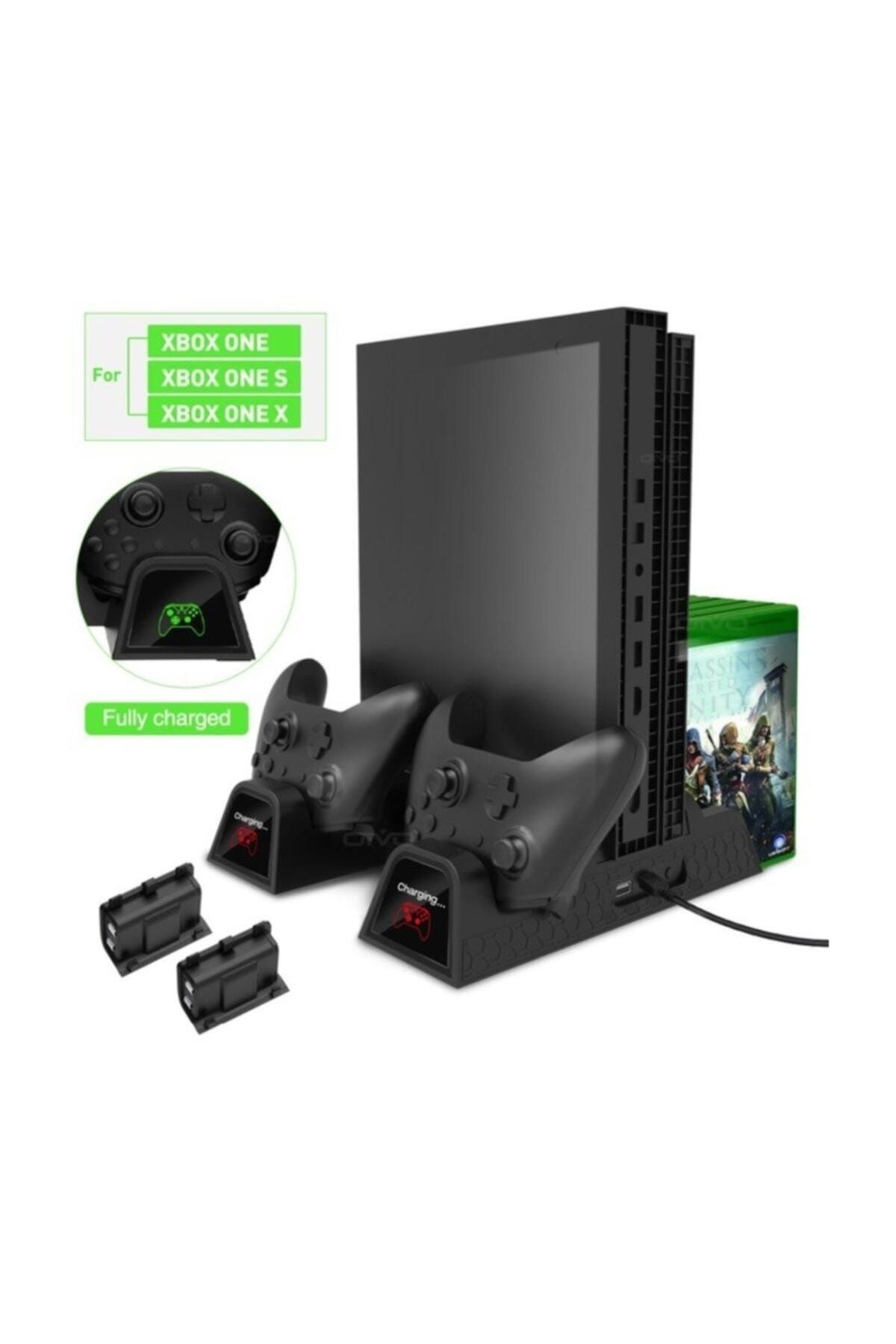 Dobe Microsoft Xbox One (s) (x) Fonksiyonel Stand + 2 Ad Batarya