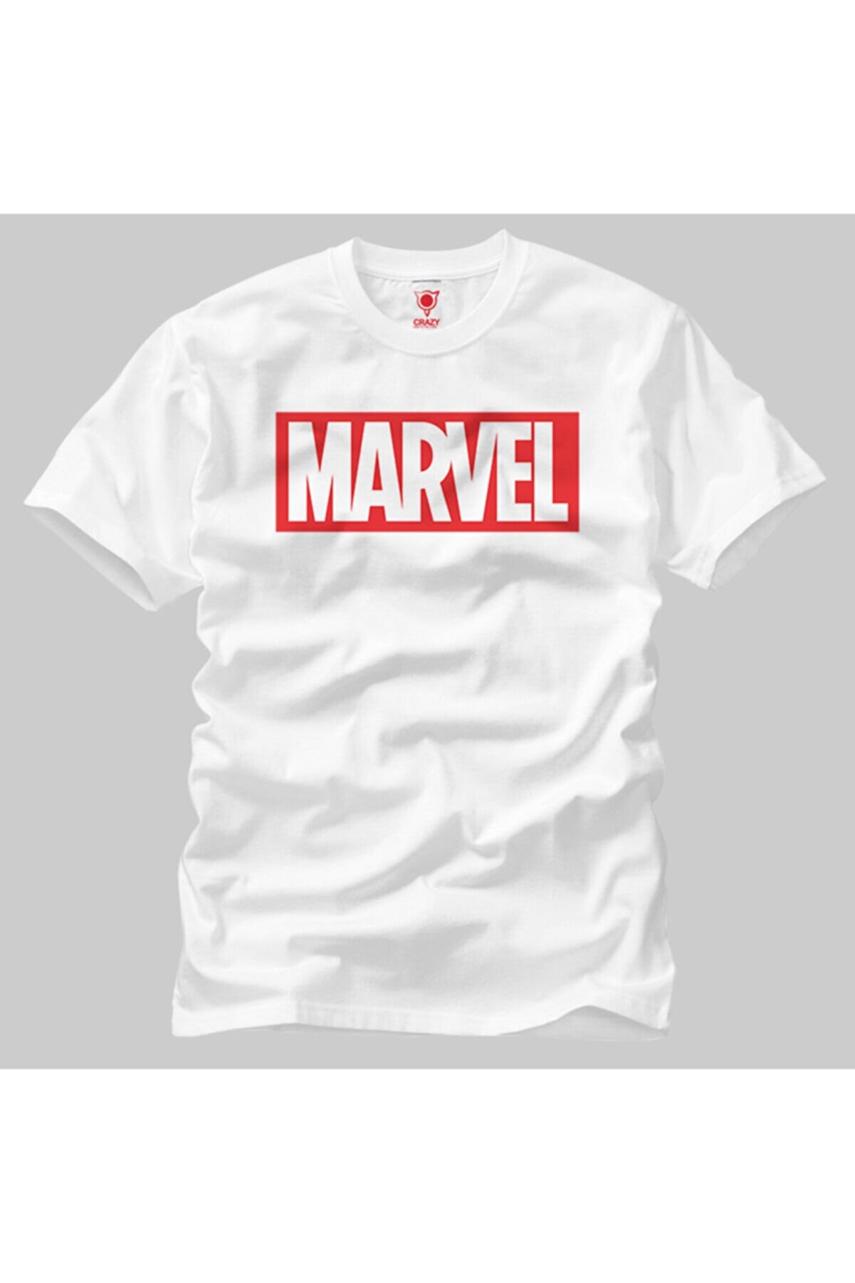 Crazy Marvel Logo Erkek Tişört