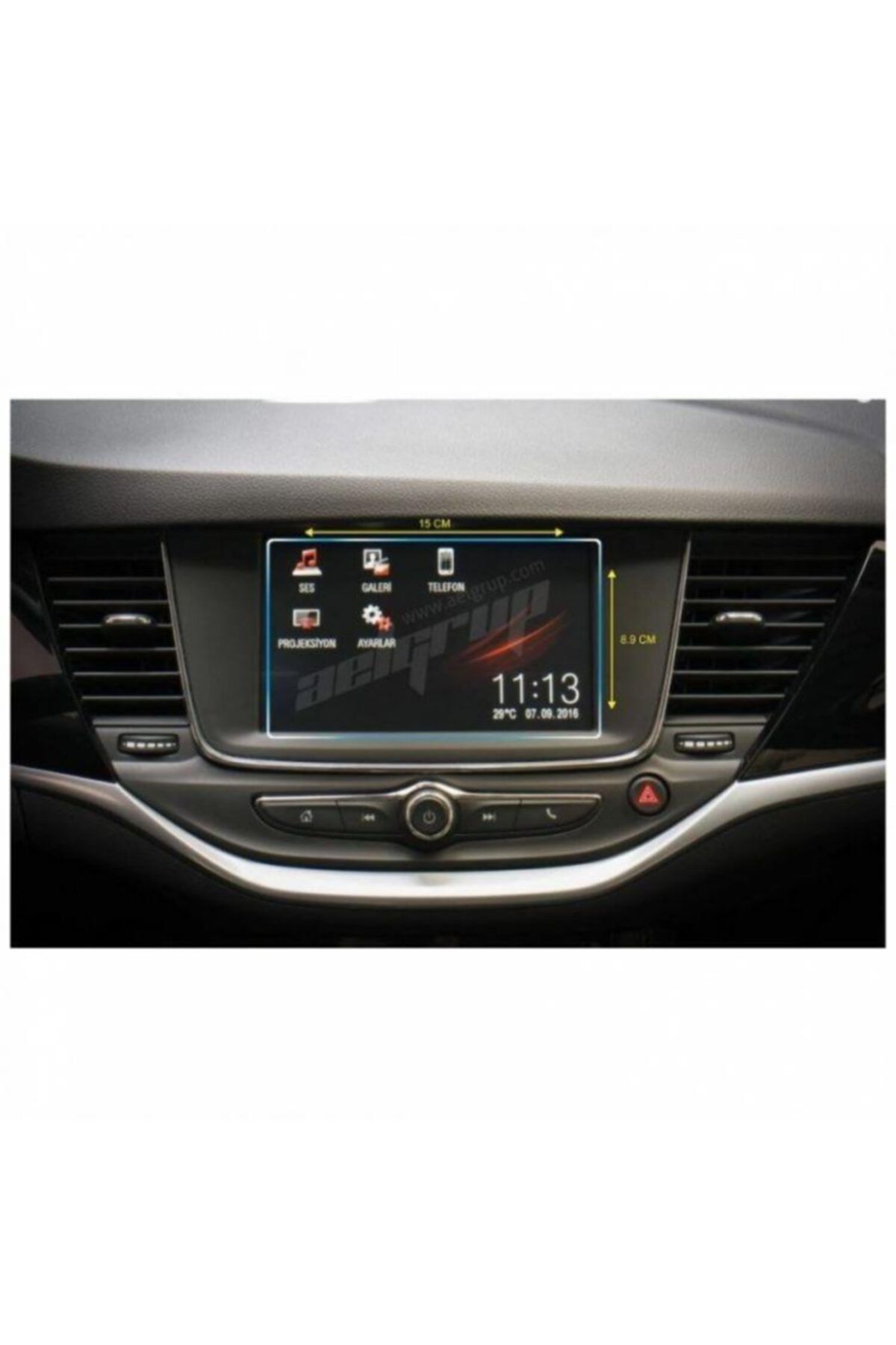 OLED GARAJ Opel Astra J İçin Uyumlu Multimedya Dokunmatik Ekran Koruyucu