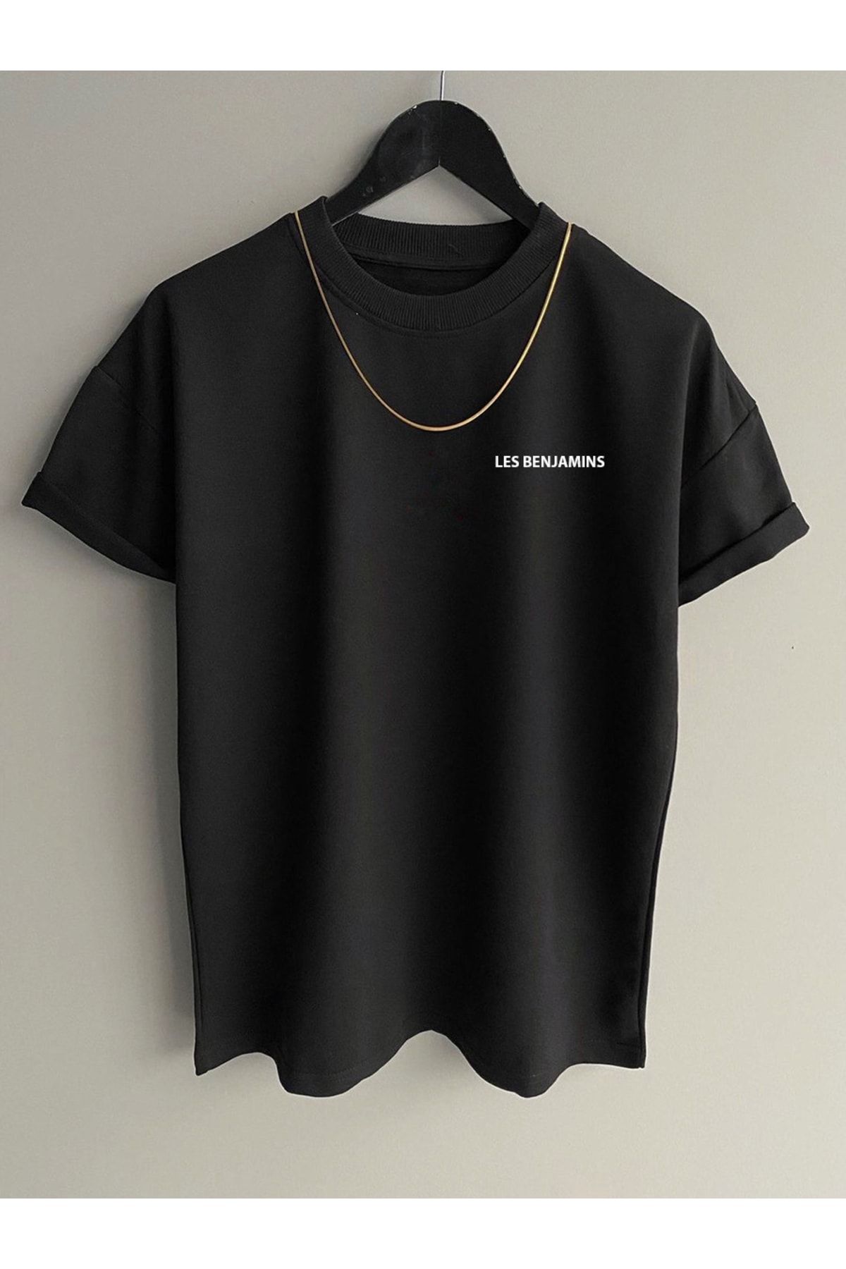 S&A DESIGN S&a Design Unisex Yazılı Oversize T-shirt