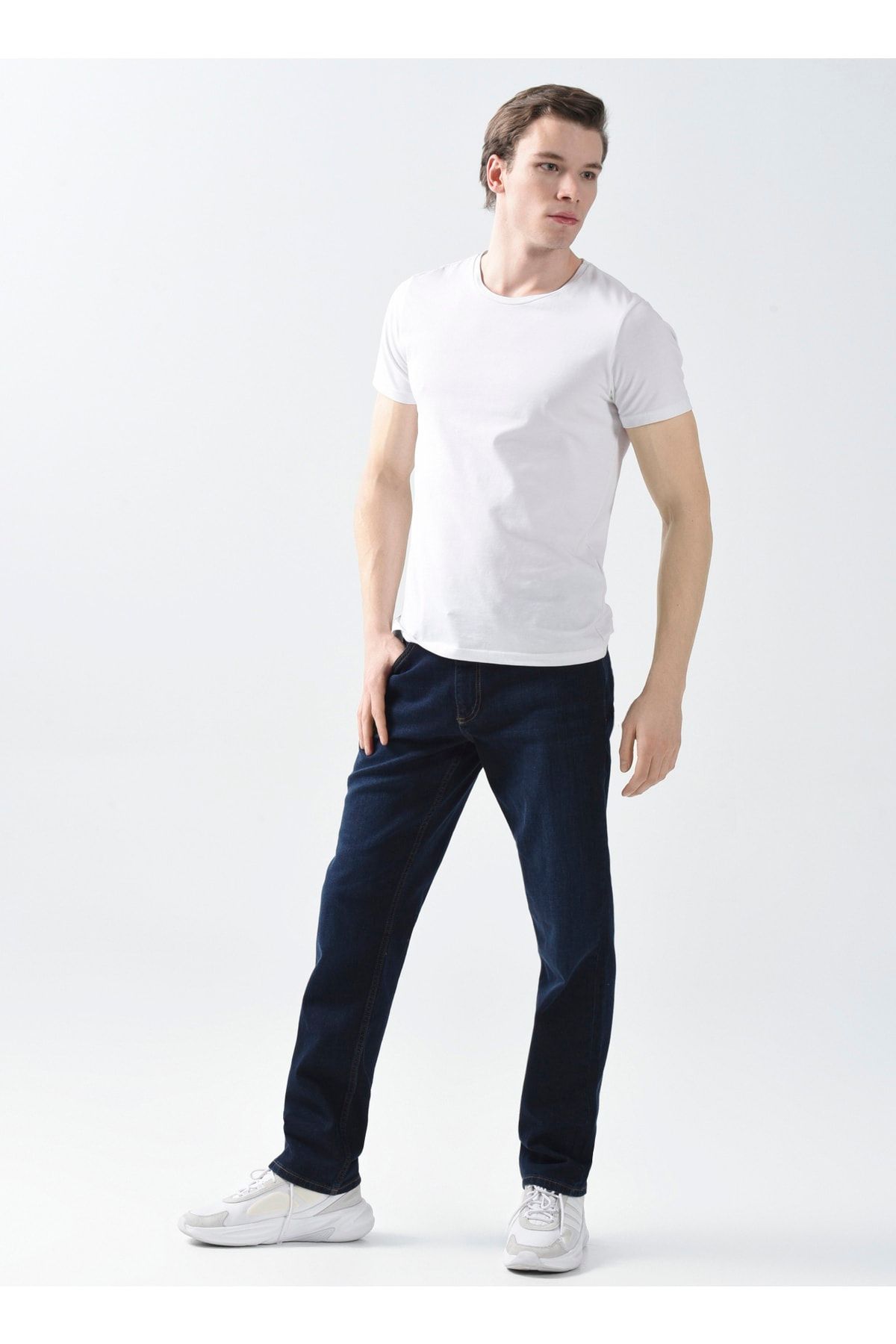 Armani Exchange Normal Bel Straight Erkek Denim Pantolon 6lzj16 1500-ındıgo Denım