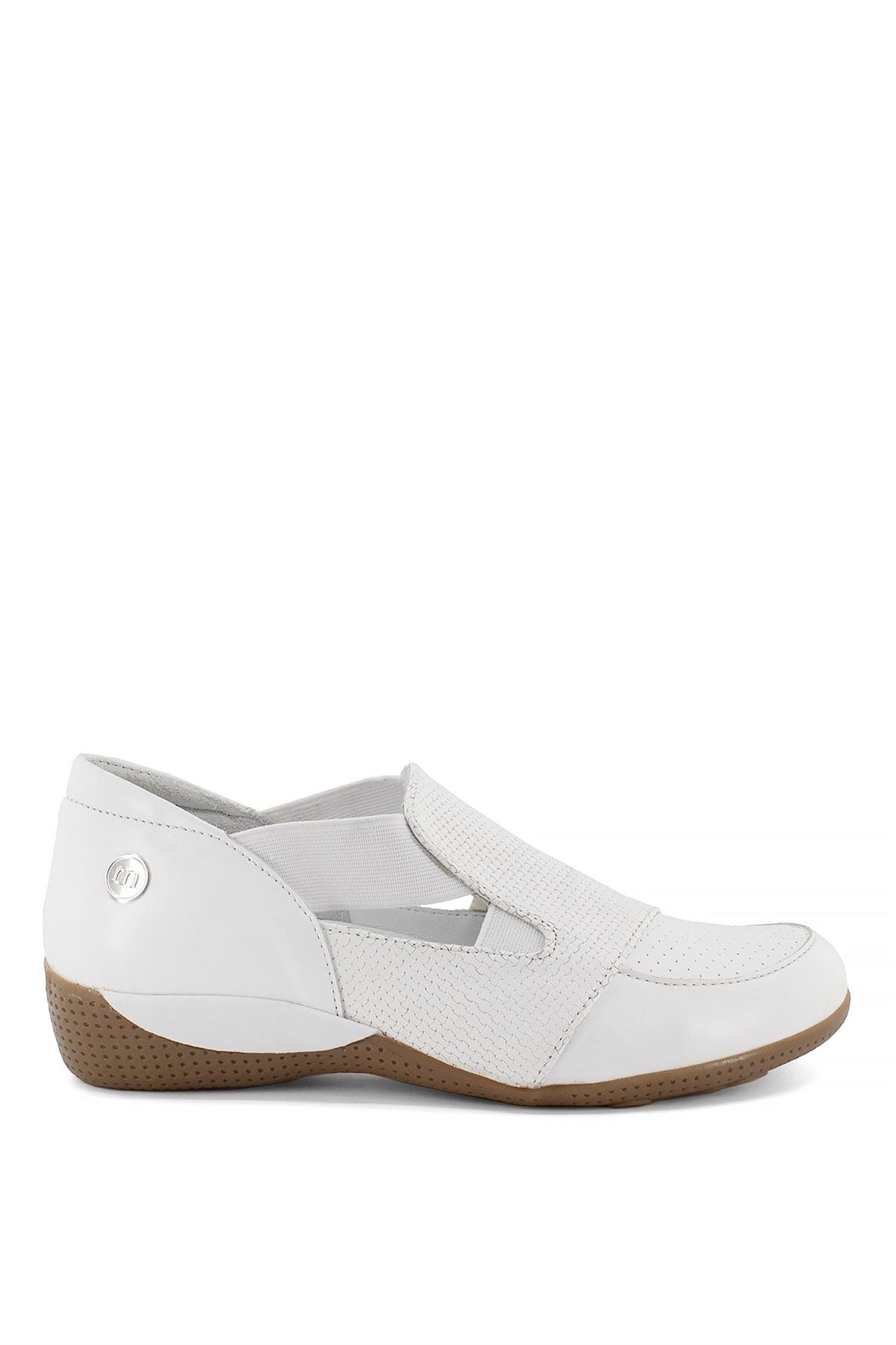 Mammamia D23ya-3170c Kadın Deri Günlük Ayakkabı Beyaz