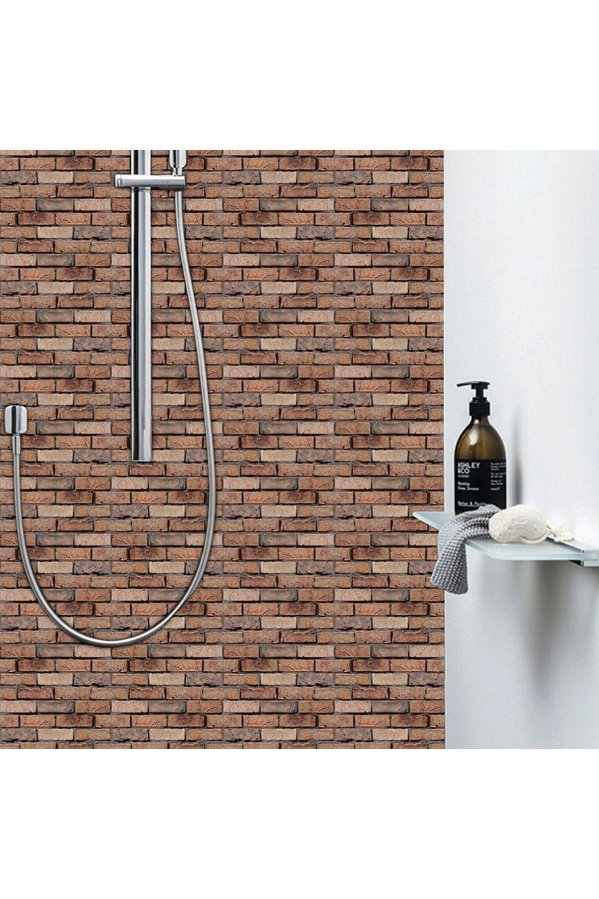TechnoSmart 1adet 30cmx30cm 3d Kendinden Yapışkanlı Duvar Kağıdı Kaplama Su Geçirmez Mutfak Banyo