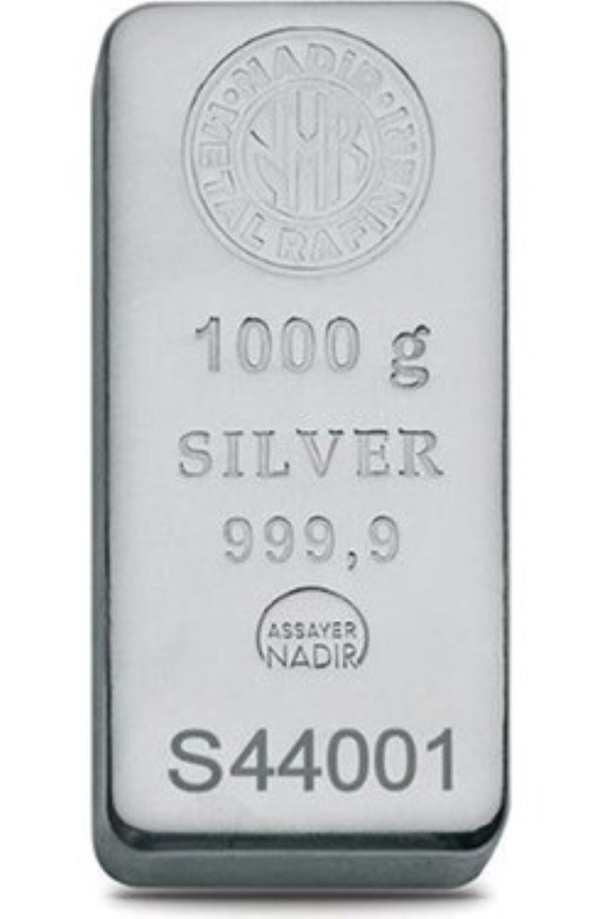 Nadir Gold Ve İAR 1000 gr Külçe Gümüş
