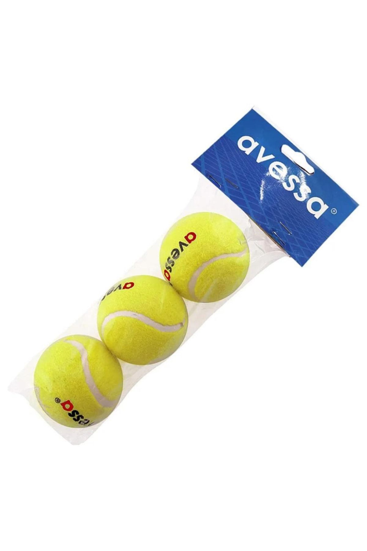 Avessa Tenis Topu 3'lü Sarı Poşet Ambalaj