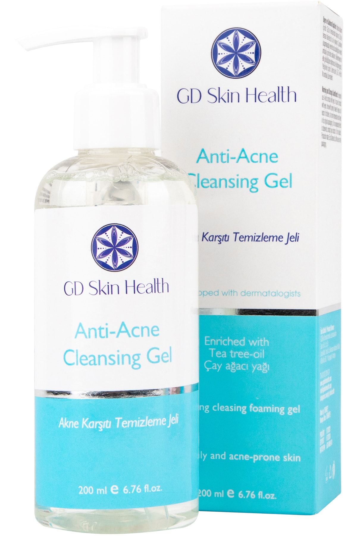 GD skin Health Anti-acne Cleansing Gel Akne Karşıtı Temizleme Jeli Enriched With Tea Tree-oil (çay Ağacı Yağı)