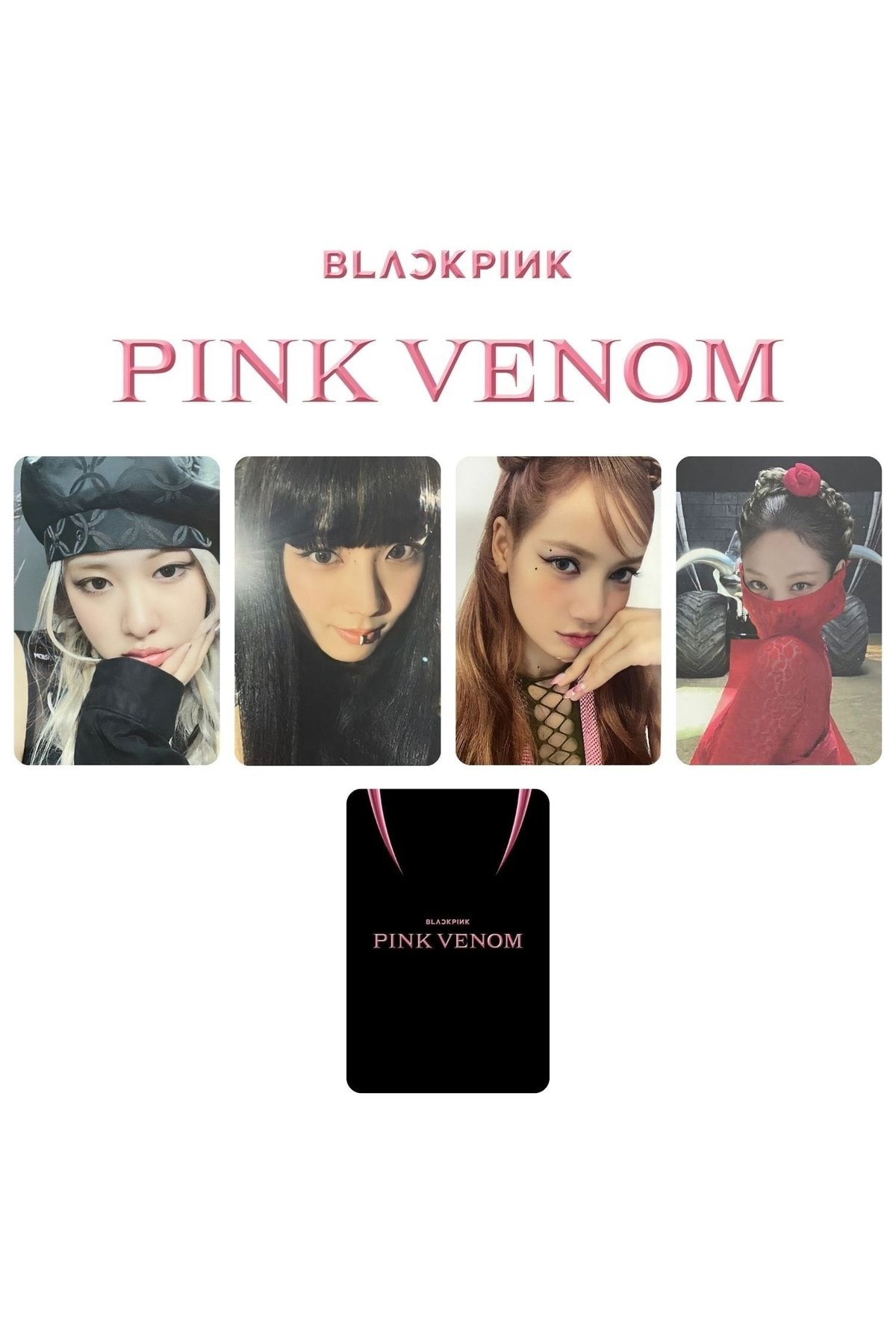 Kpop Dünyasi Blackpınk "pink Venom" Pc Set