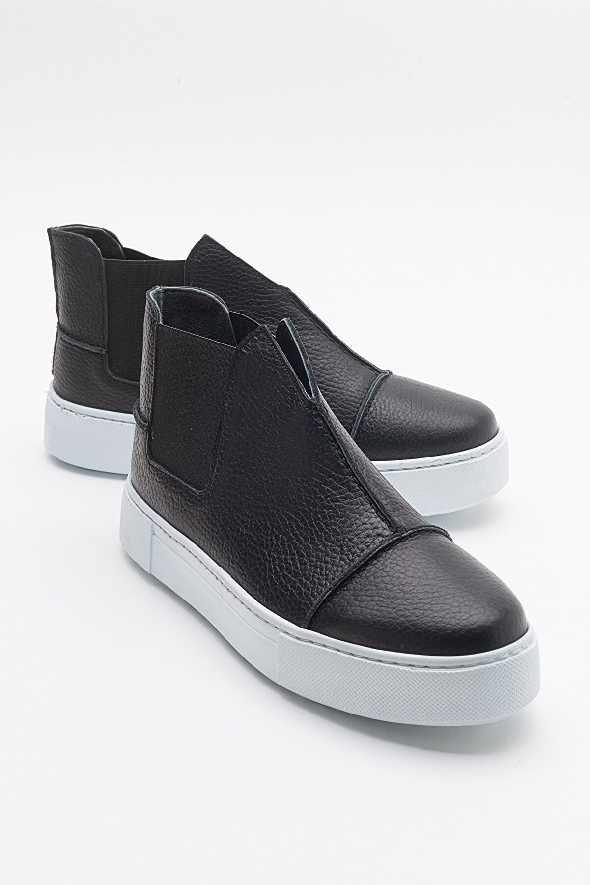 luvishoes 110 Siyah Deri Kadın Sneakers