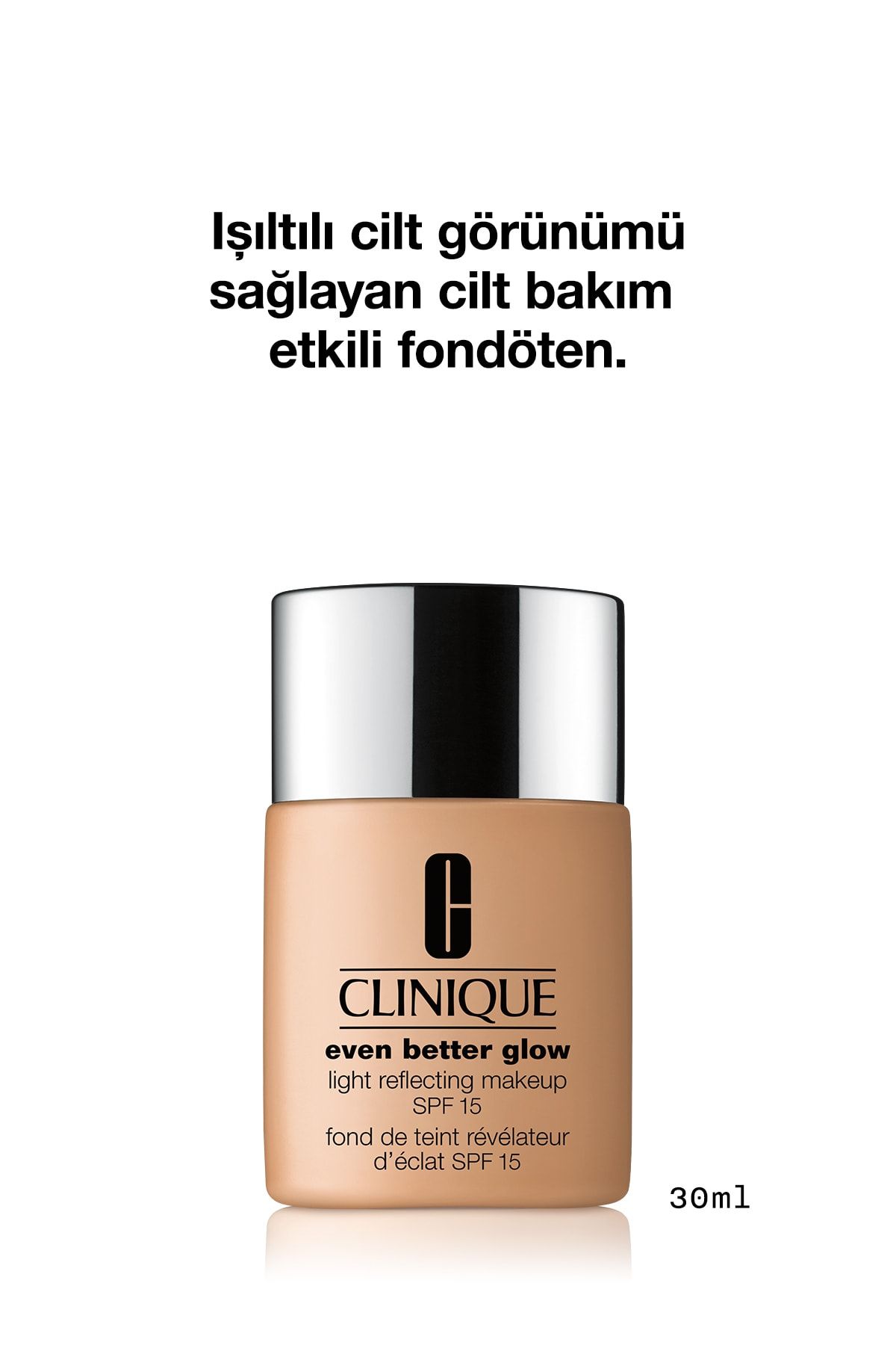 Clinique Fondöten - Even Better Glow Makeup SPF 15 Foundation CN 90 Sand 30 ml 020714873790