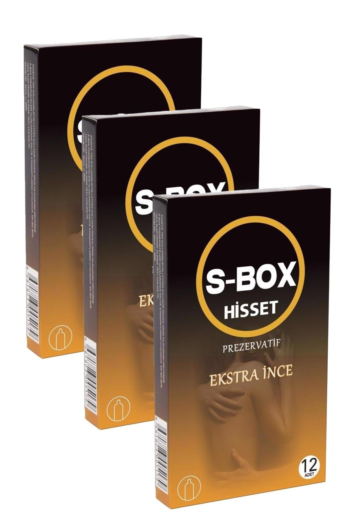 S-Box Ekstra Ince Prezervatif 3'lü Ekonomik Paket