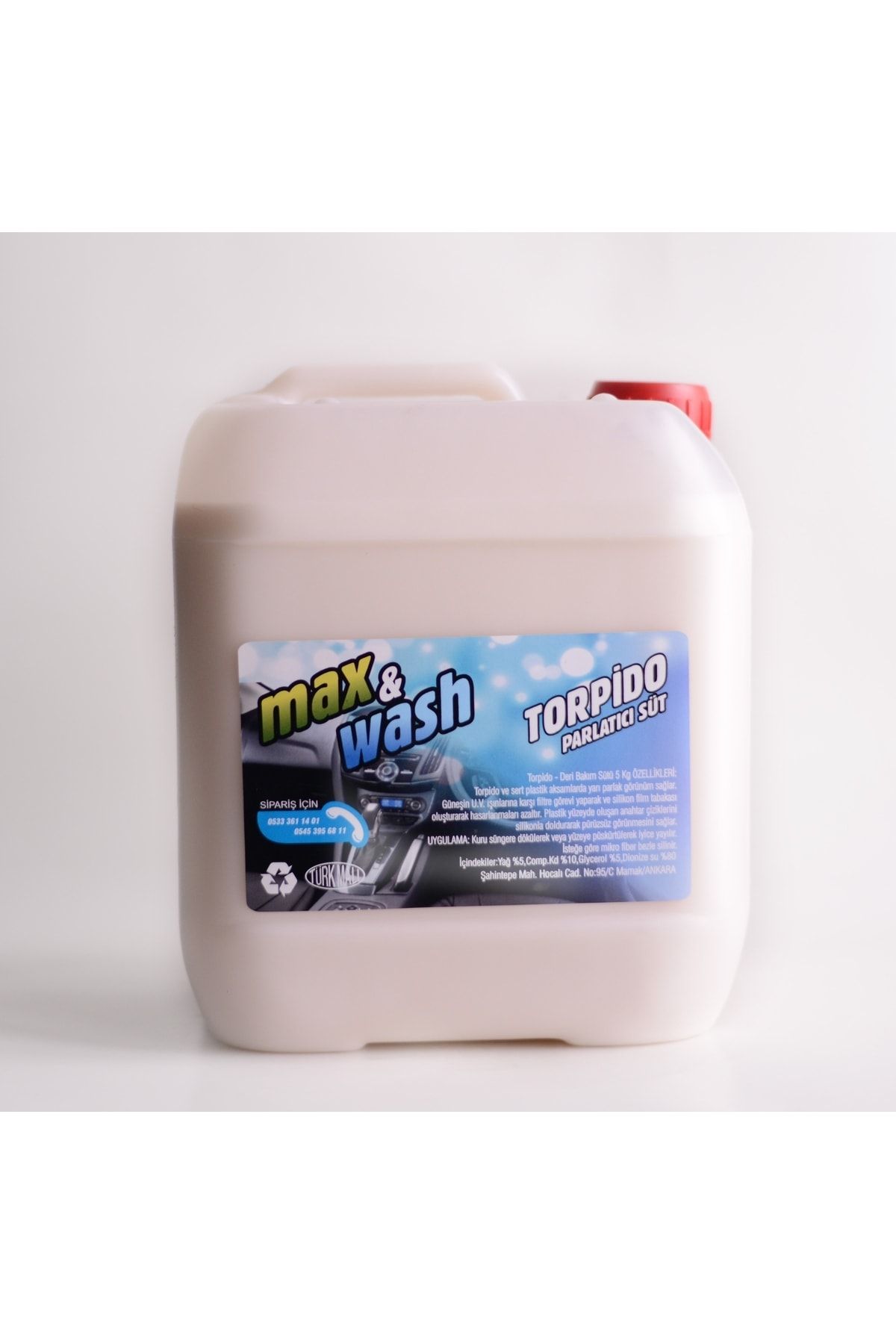 Max&Wash 4 Kg Torpido Parlatıcı Süt (yeni Formül Özel Seri Ve Muz Kokulu )