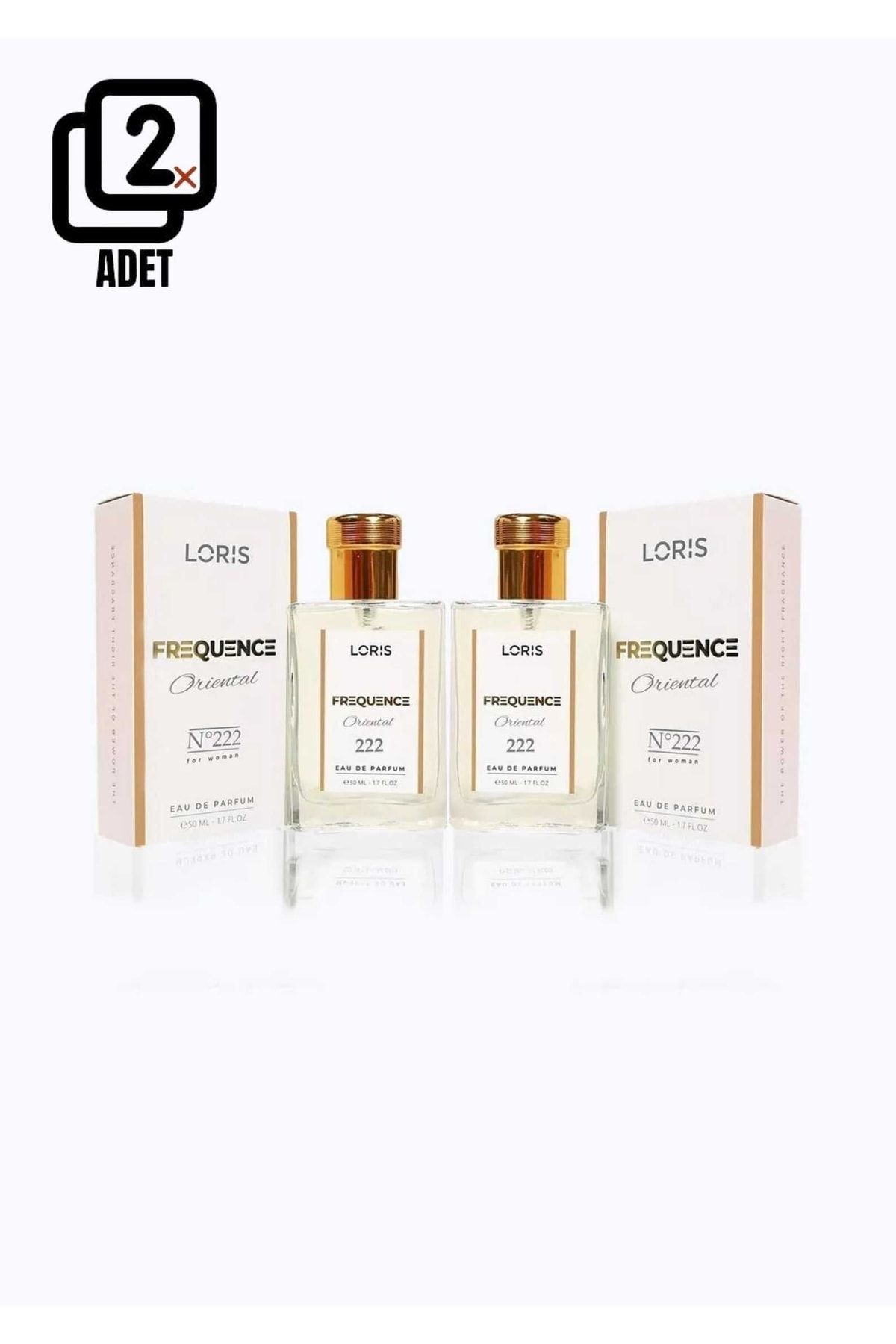 Loris 2 Adet K-222 Frequence Parfume Edp 50 ml Kadın Parfüm