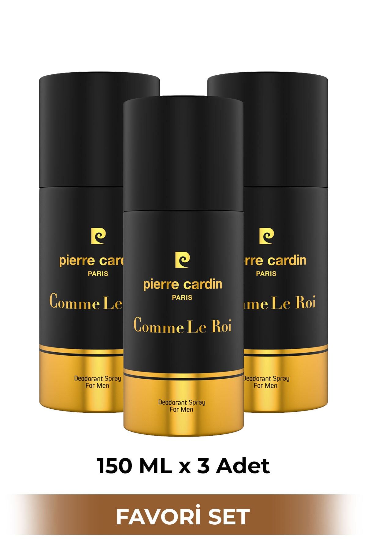 Pierre Cardin Comme Le Roi 150 Ml Erkek 3'lü Deodorant Seti Stcc021265