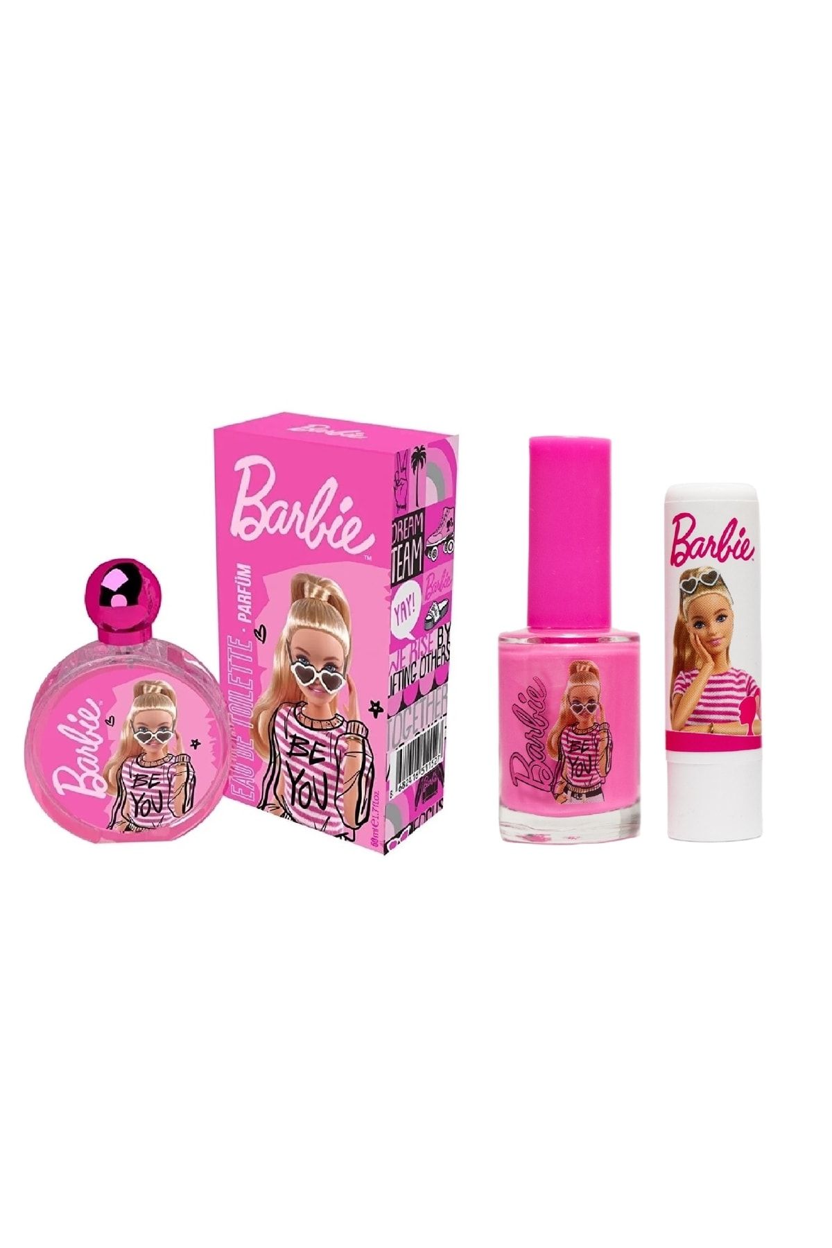 Barbie Lisanslı Parfüm Ve Oje Seti