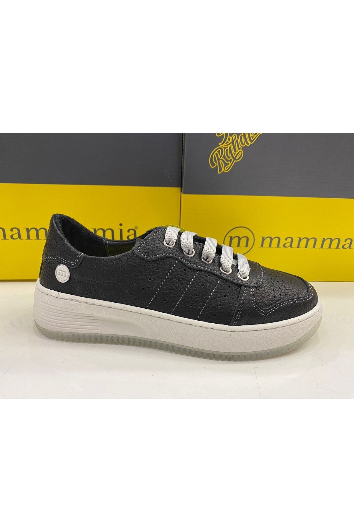 Mammamia D23ya-10 Günlük Sneakers Siyah Kadın Ayakkabı