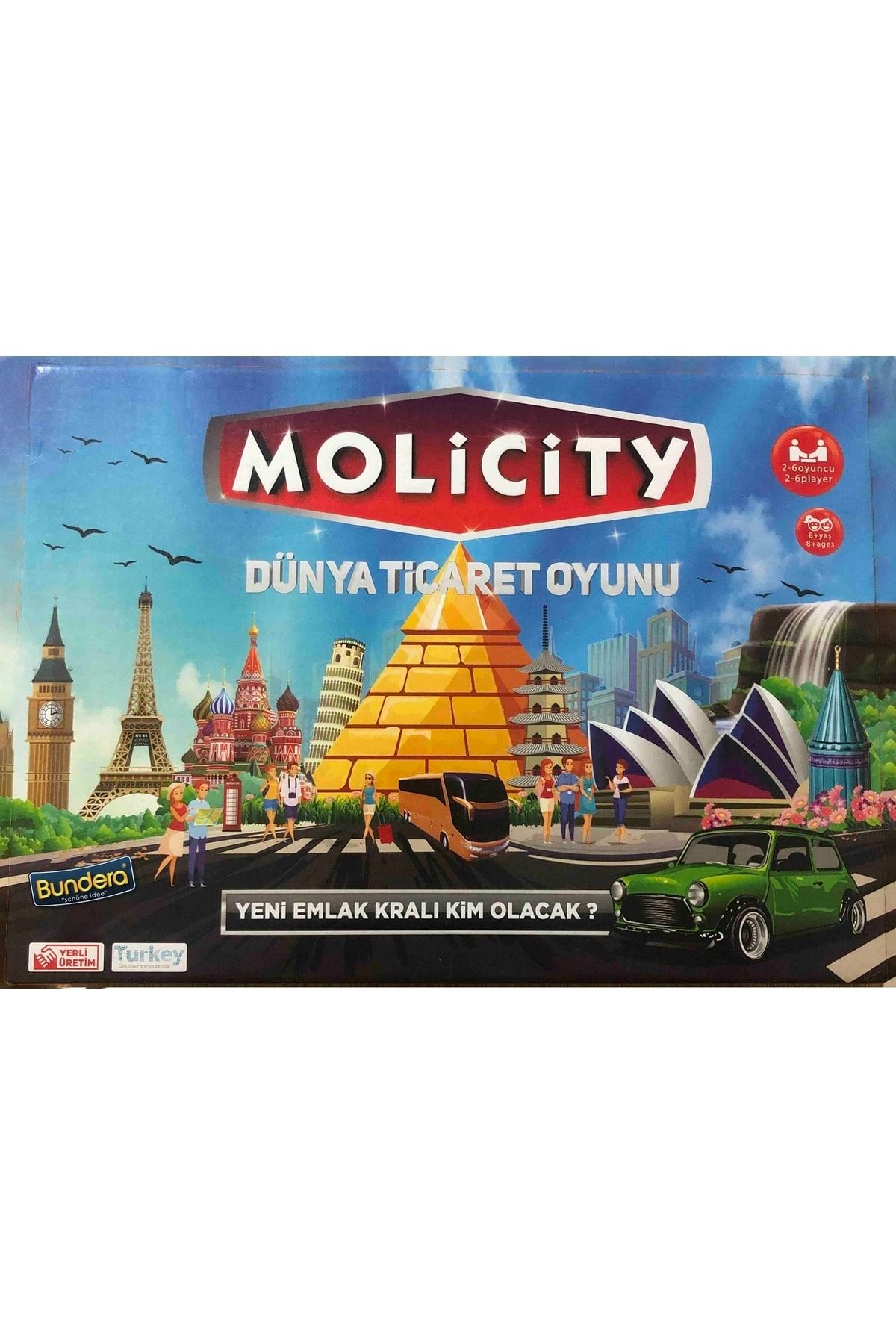 Bundera Emlak Ticaret Oyunu Molipoly Molicity Monopoly Monopoli Metropol Mega City Aile Oyunu Yeni Model