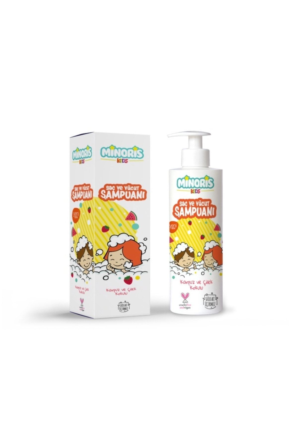 Minoris Kids Organik Saç Ve Vücut Şampuanı 200ml