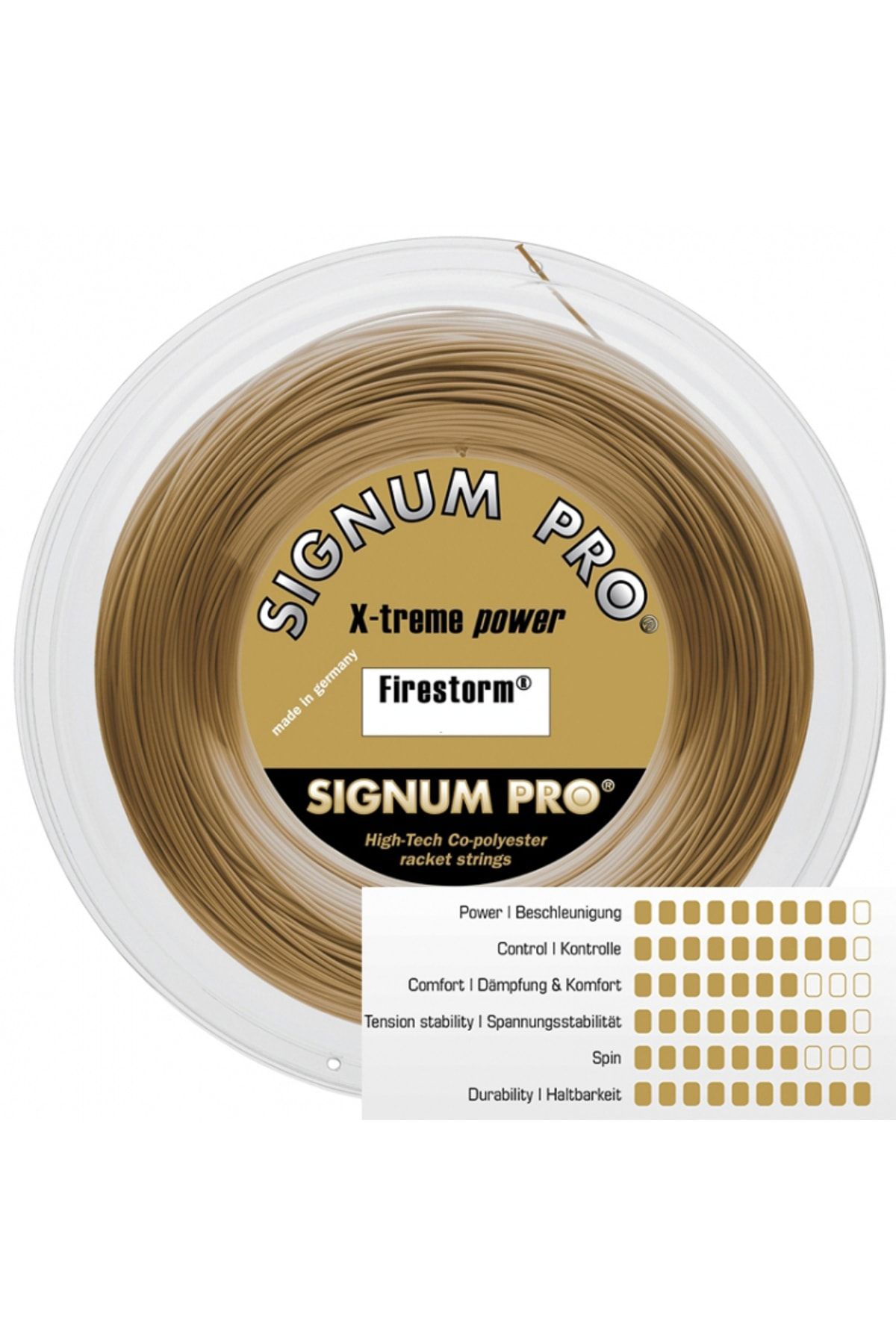 Signum Pro Firestorm 1.30 Tenis Raketi Kordajı 200m Rulo