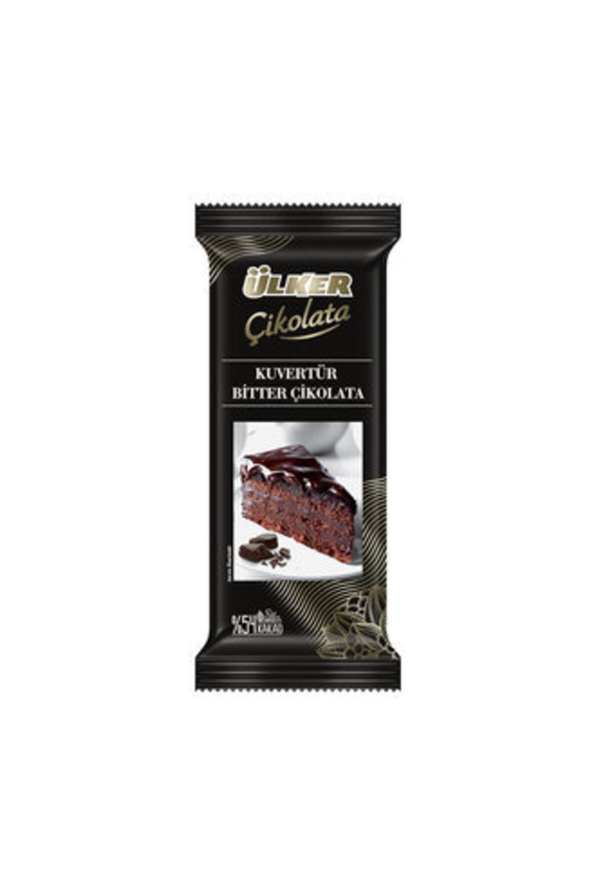 Ülker Kuvertür Bitter Çikolata 200 G ( 9 Adet )