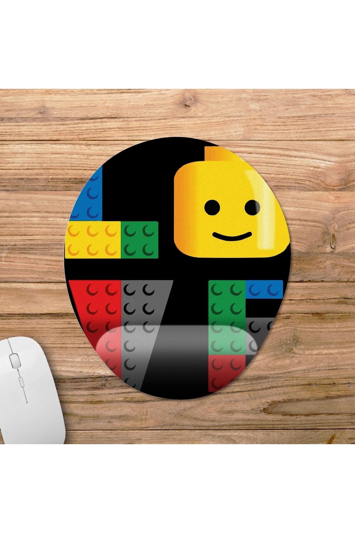 Pixxa Lego Bilek Destekli Mousepad Model - 1 Oval