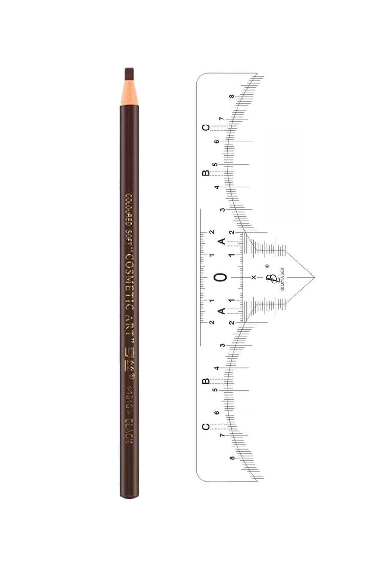 Bmx Kalıcı Makyaj Ipli Tasarım Kalemi Ve 10 Adet Yapışkanlı Altınoran Cetveli