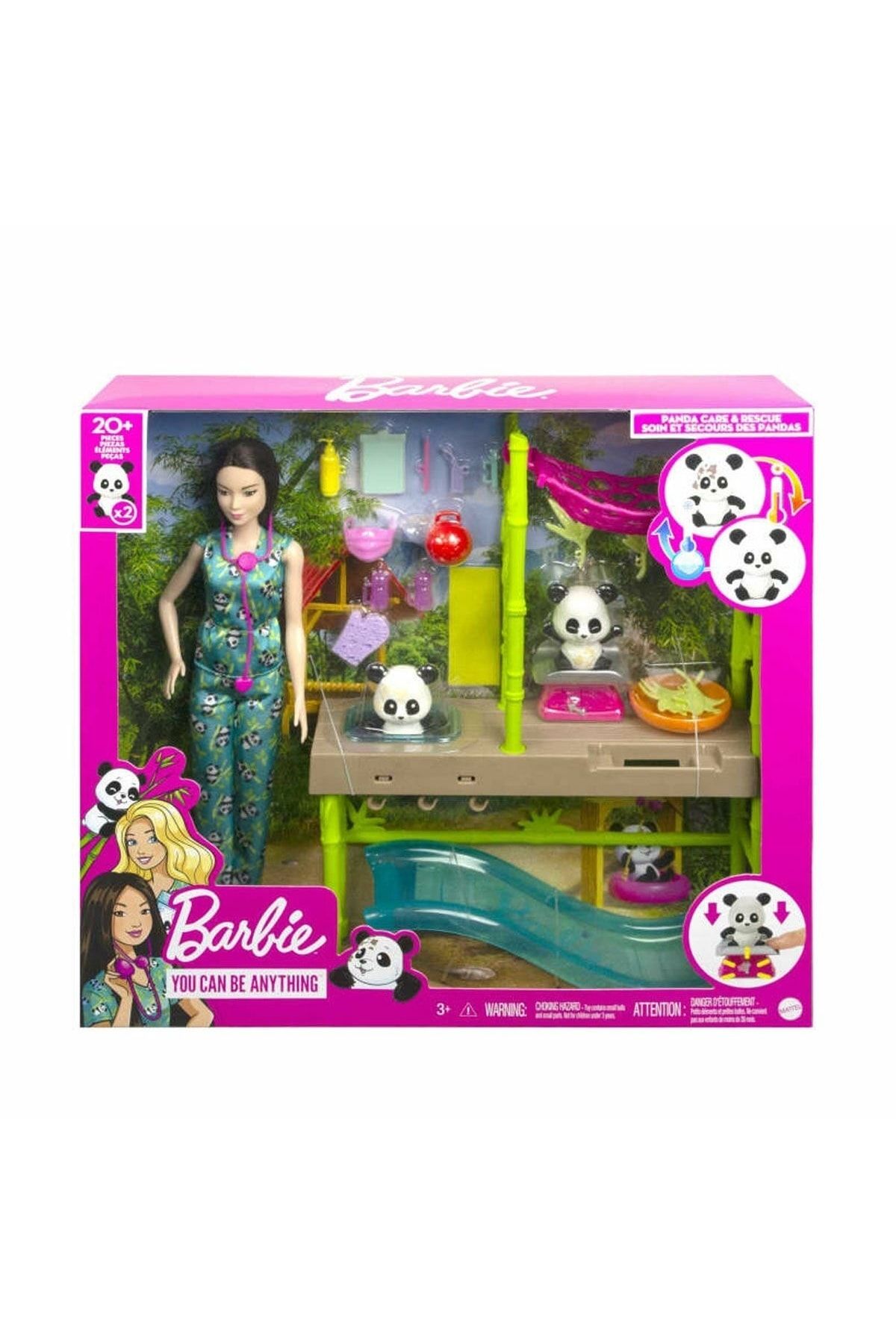 Barbie Hkt77 Panda Bakımı Oyun Seti