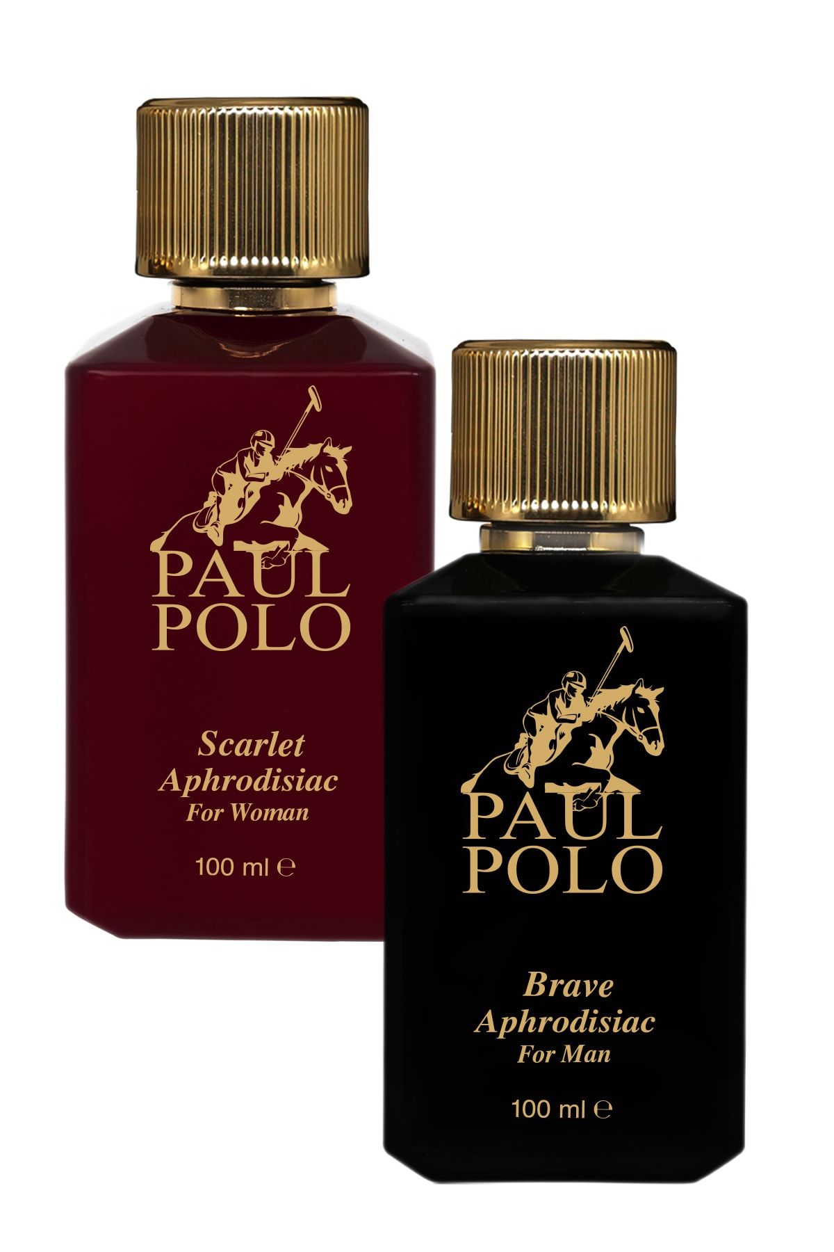 PAUL POLO Scarlet Ve Brave Afrodizyak Etkili Edp 100 Ml 2'li Set Kadın Ve Erkek Parfüm