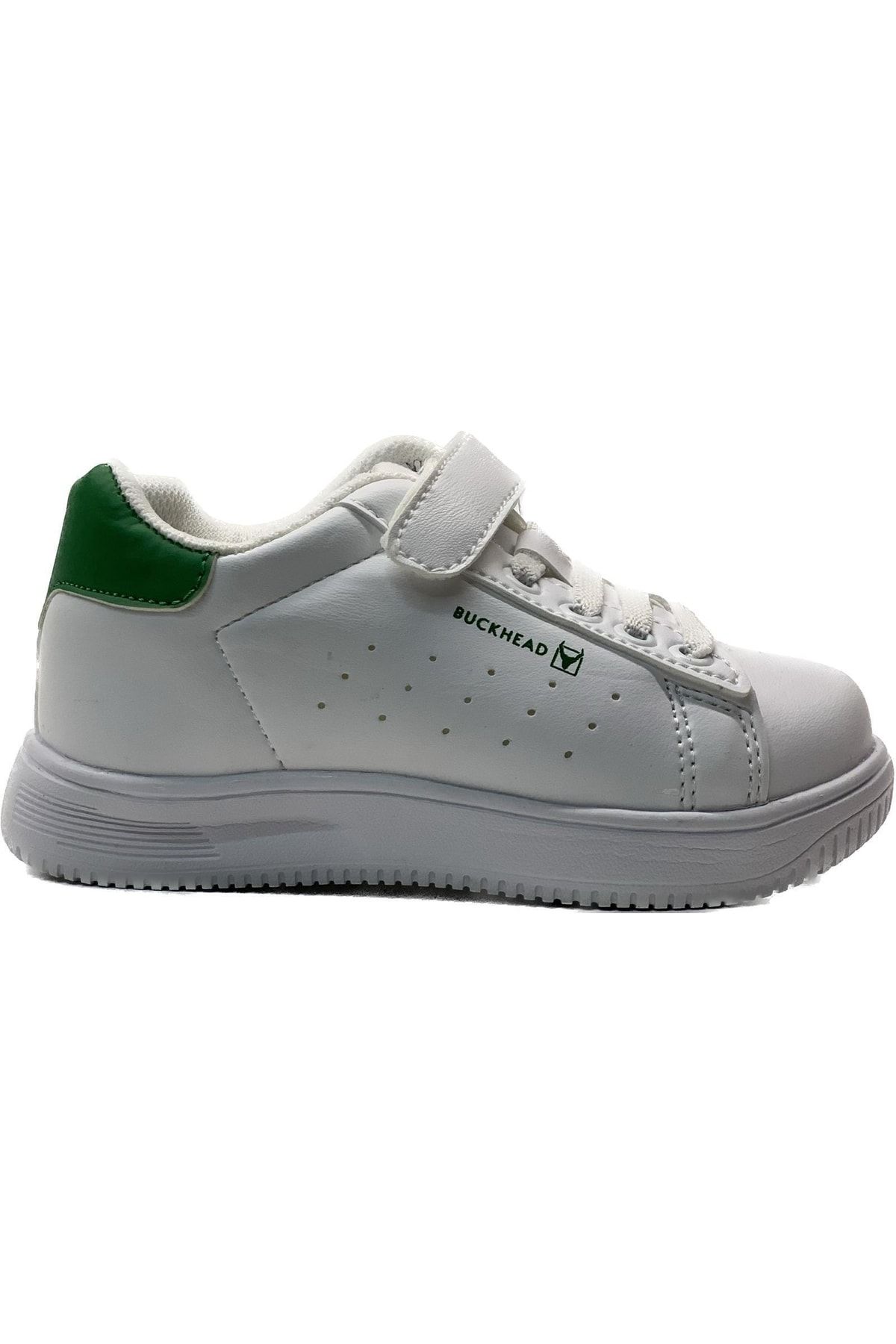 BUCKHEAD Boston Jr Ortopedik Hafif Unisex Çocuk Beyaz/yeşil Sneaker