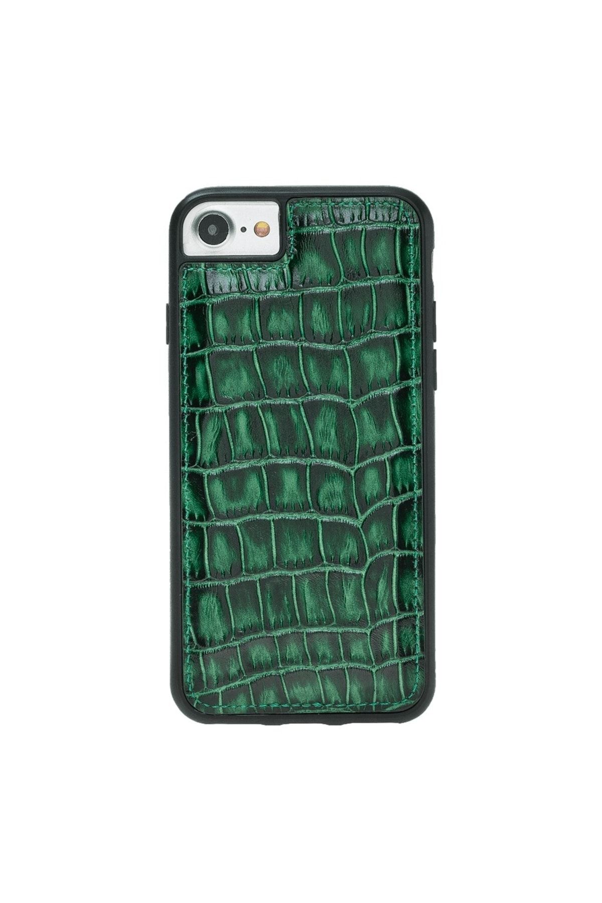 WATCHOFROYAL Iphone 6-7-8 Croco Green Leather Kılıf