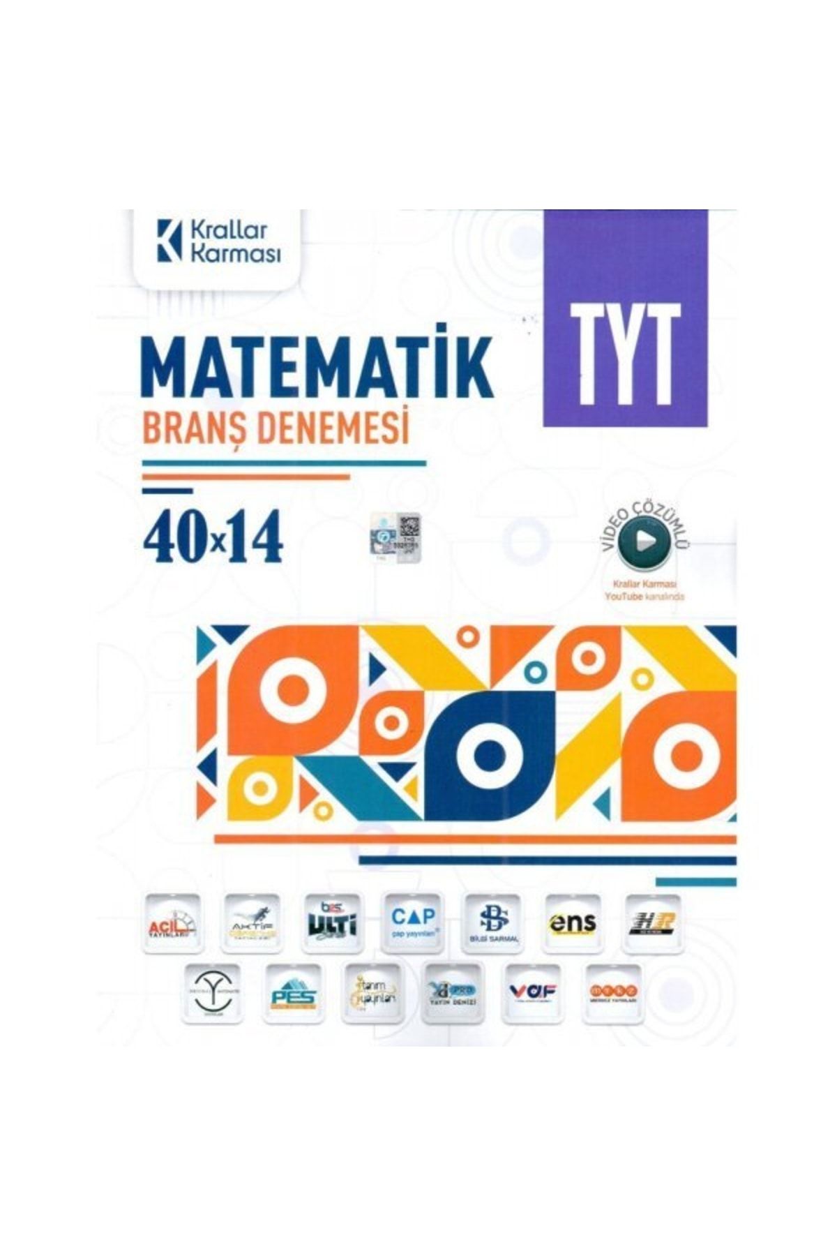 Genel Markalar 2024 Krallar Karması TYT Matematik 40 x 14 Branş Denemesi Süper Fiyat Ayraç Hediyeli
